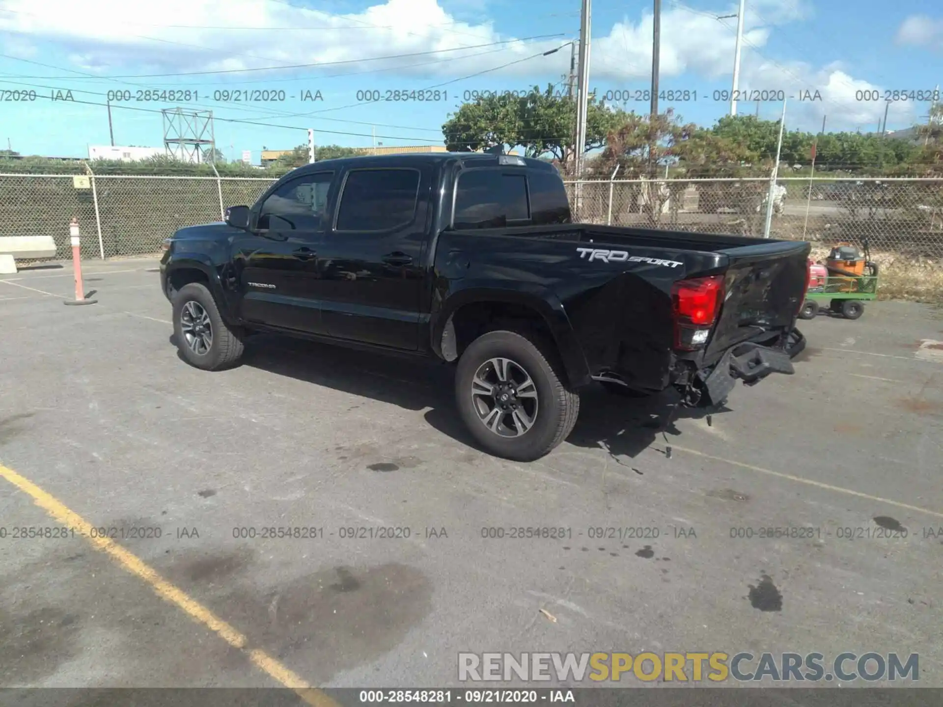 3 Photograph of a damaged car 3TMAZ5CN7KM094991 TOYOTA TACOMA 2WD 2019