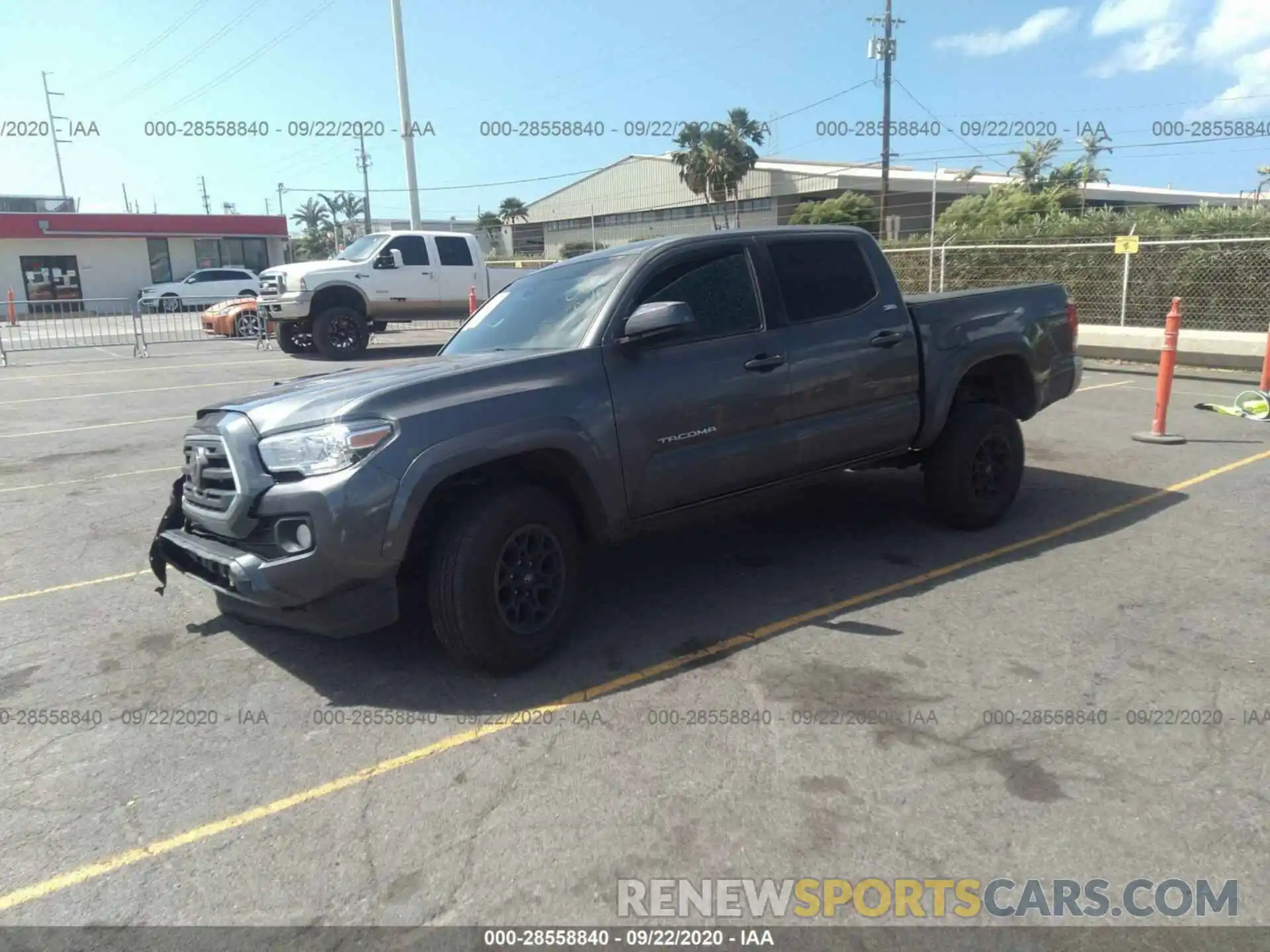 2 Photograph of a damaged car 3TMAZ5CN7KM097860 TOYOTA TACOMA 2WD 2019