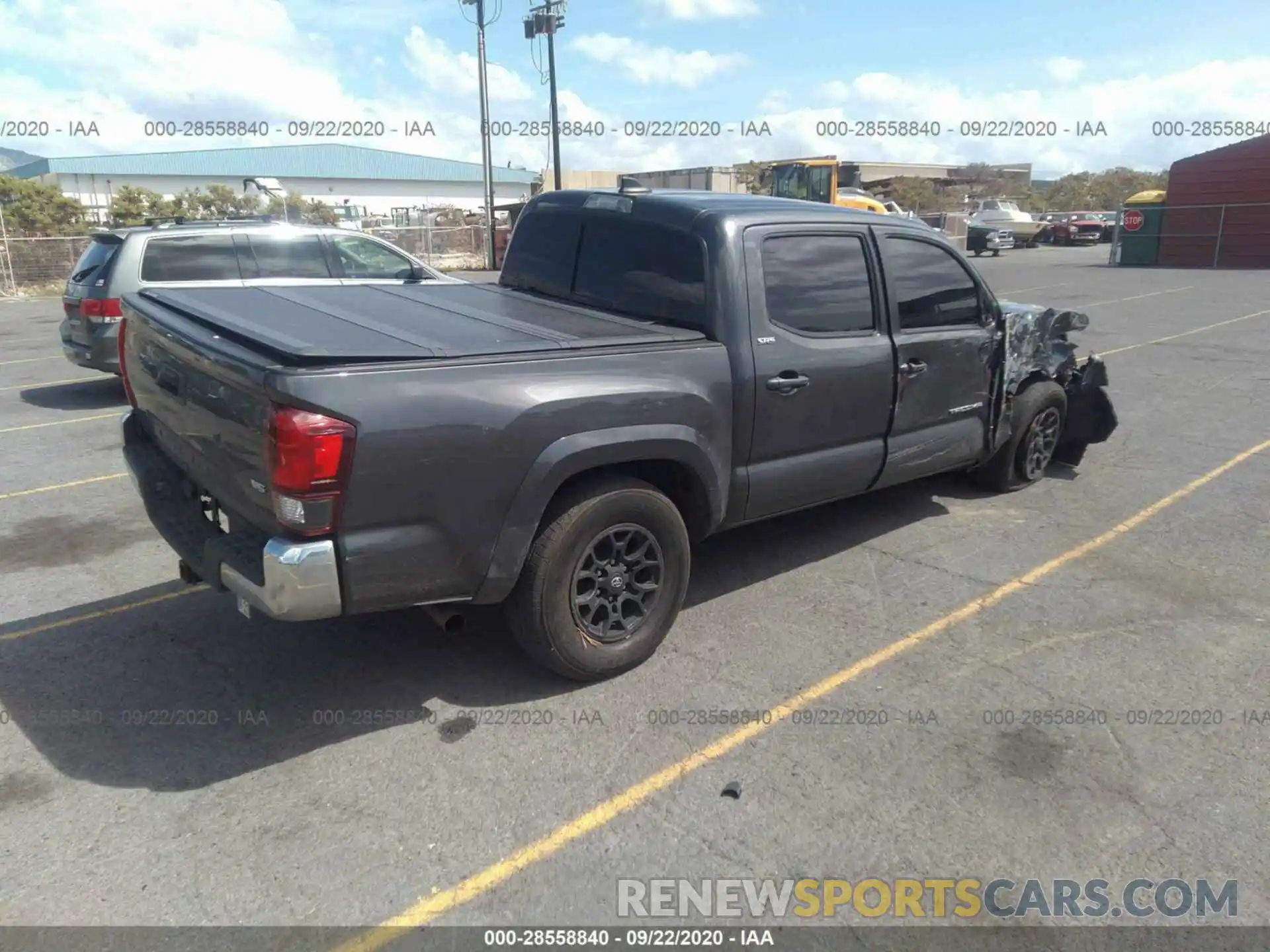 4 Photograph of a damaged car 3TMAZ5CN7KM097860 TOYOTA TACOMA 2WD 2019