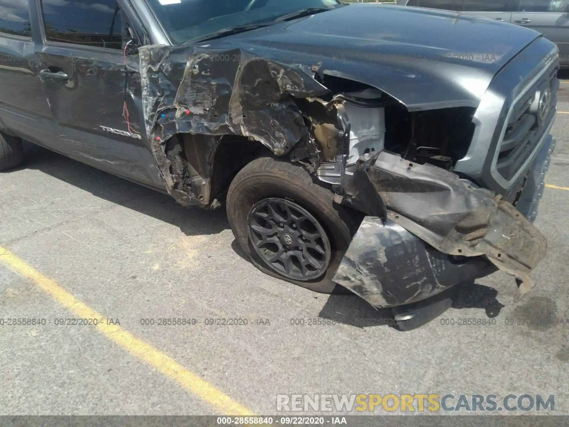 6 Photograph of a damaged car 3TMAZ5CN7KM097860 TOYOTA TACOMA 2WD 2019