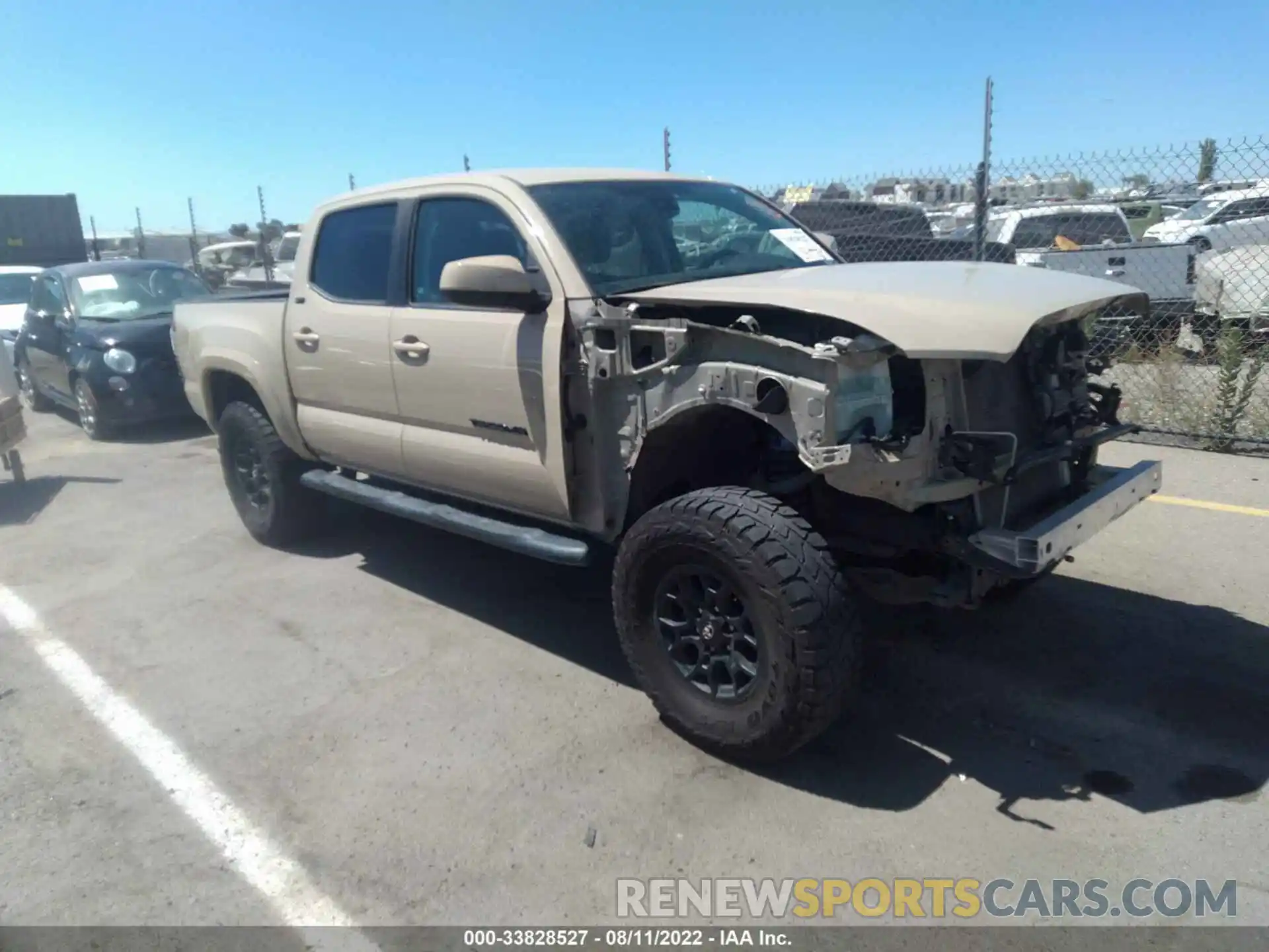 1 Photograph of a damaged car 3TMAZ5CN7KM106962 TOYOTA TACOMA 2WD 2019