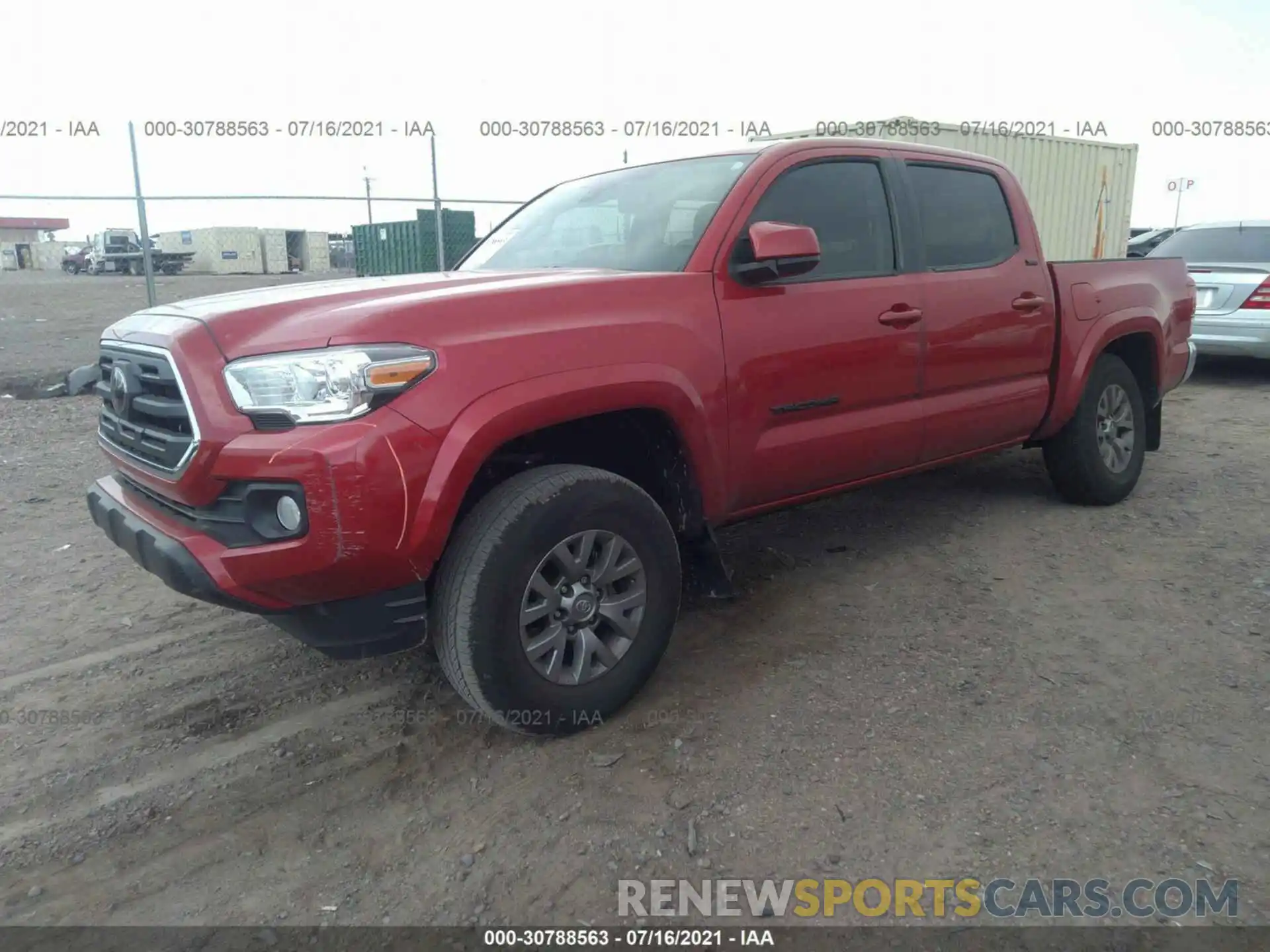 2 Фотография поврежденного автомобиля 3TMAZ5CN7KM109943 TOYOTA TACOMA 2WD 2019