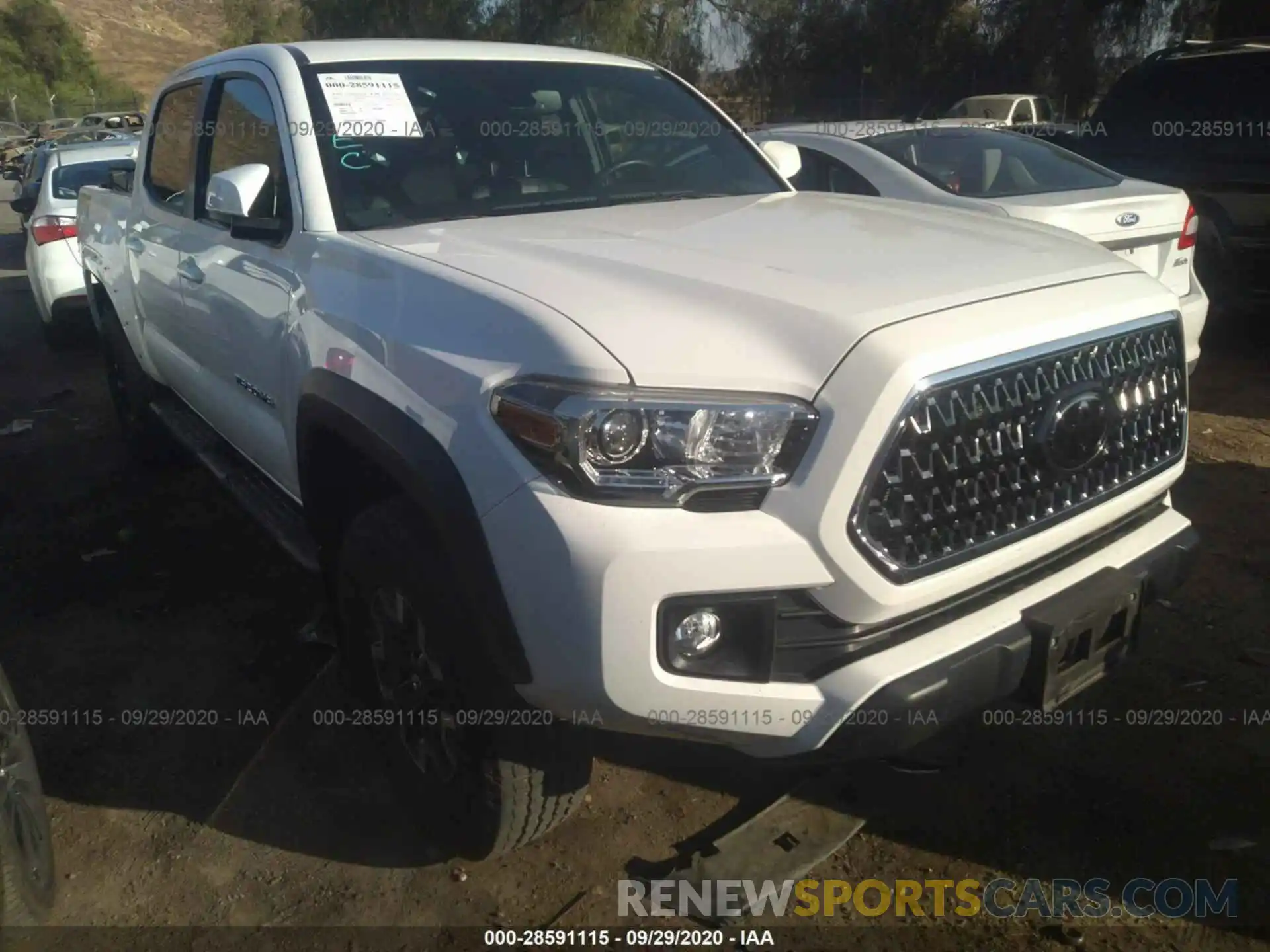 1 Photograph of a damaged car 3TMAZ5CN7KM113426 TOYOTA TACOMA 2WD 2019