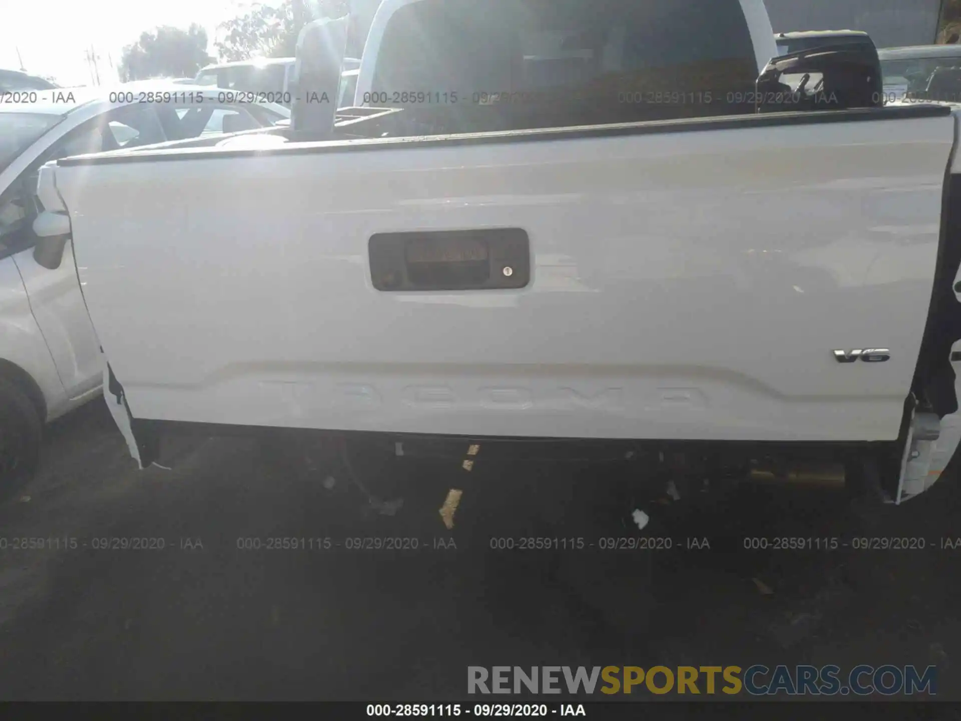 6 Photograph of a damaged car 3TMAZ5CN7KM113426 TOYOTA TACOMA 2WD 2019