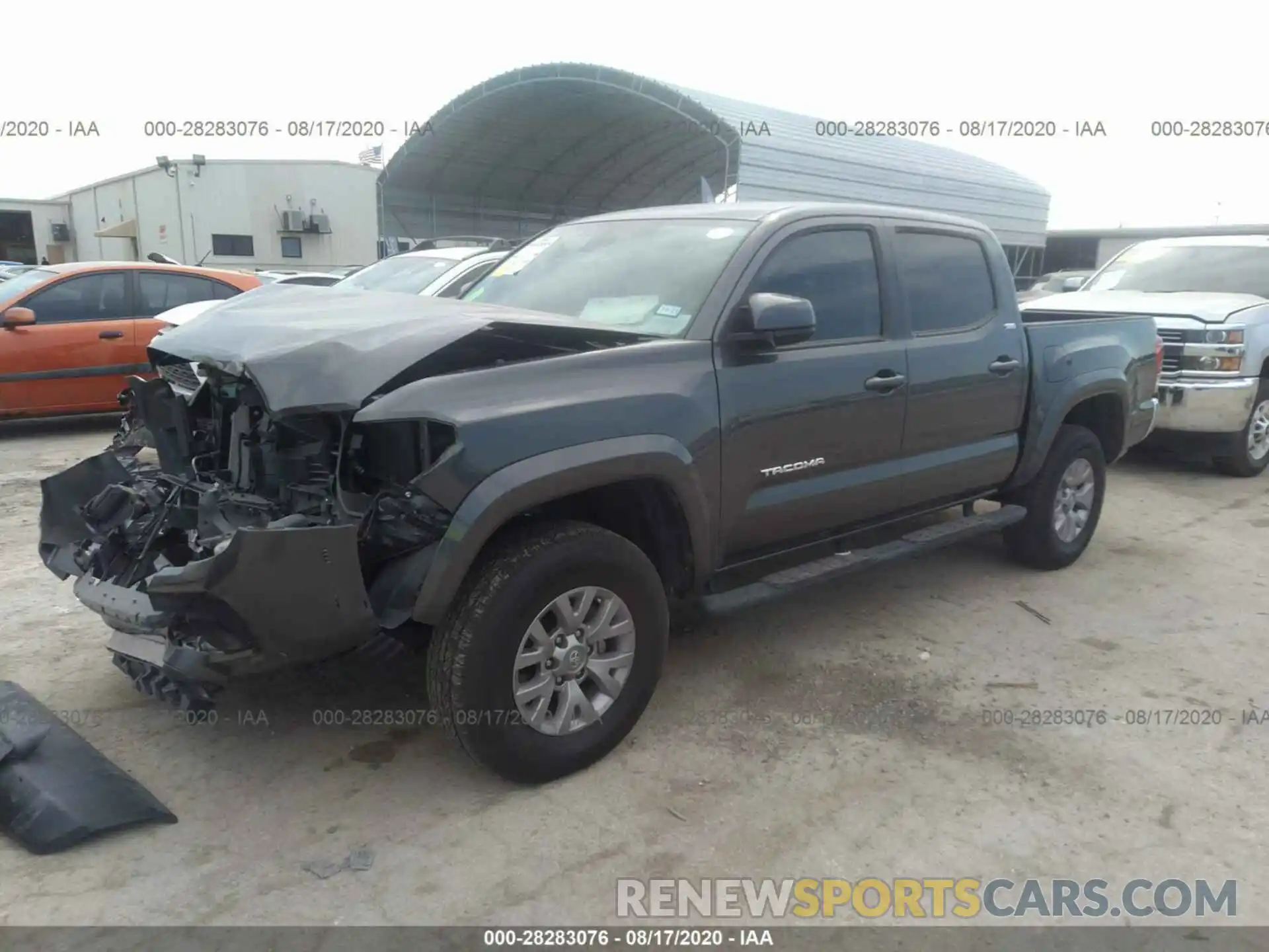 2 Photograph of a damaged car 3TMAZ5CN7KM113877 TOYOTA TACOMA 2WD 2019