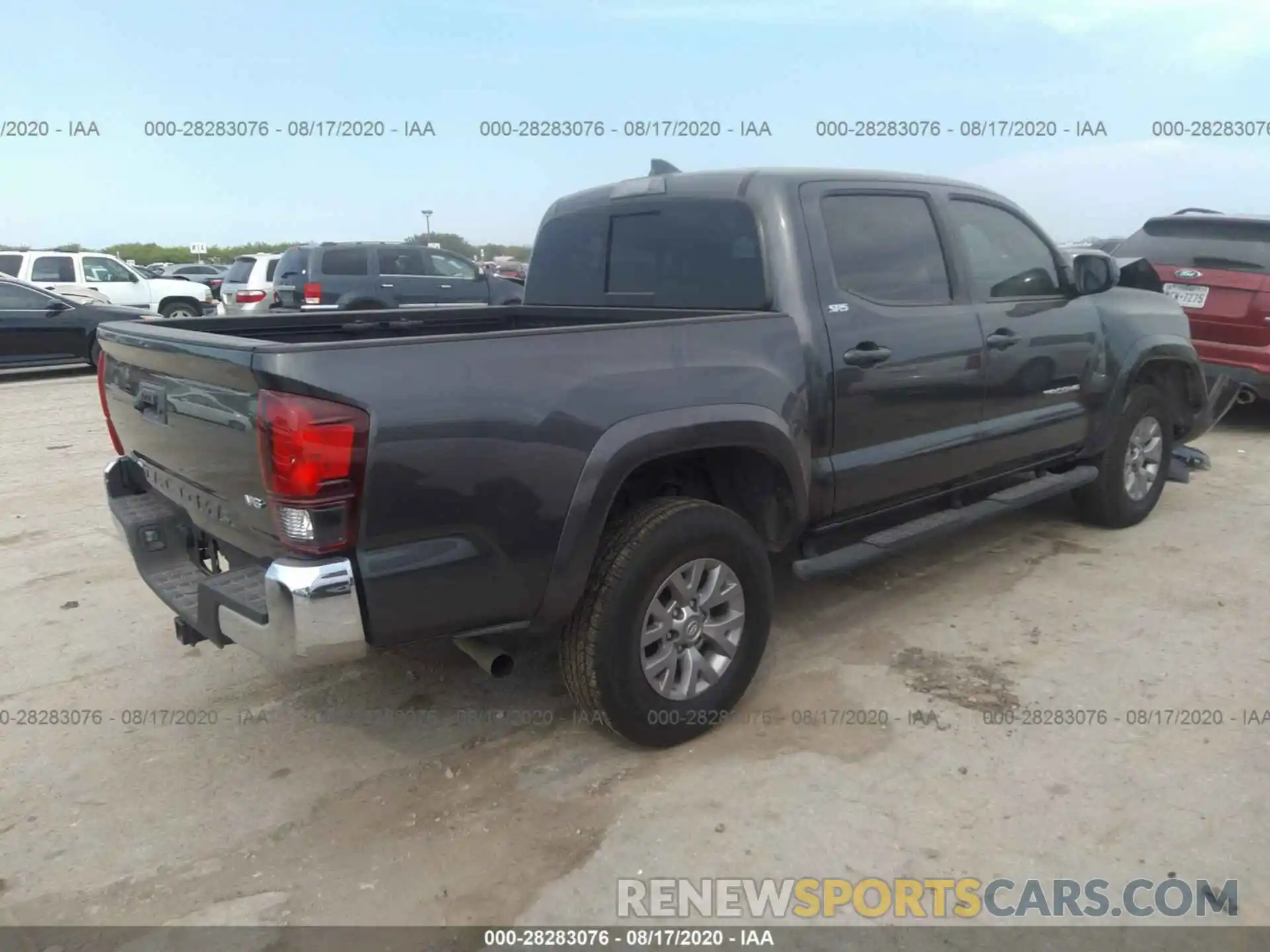 4 Photograph of a damaged car 3TMAZ5CN7KM113877 TOYOTA TACOMA 2WD 2019