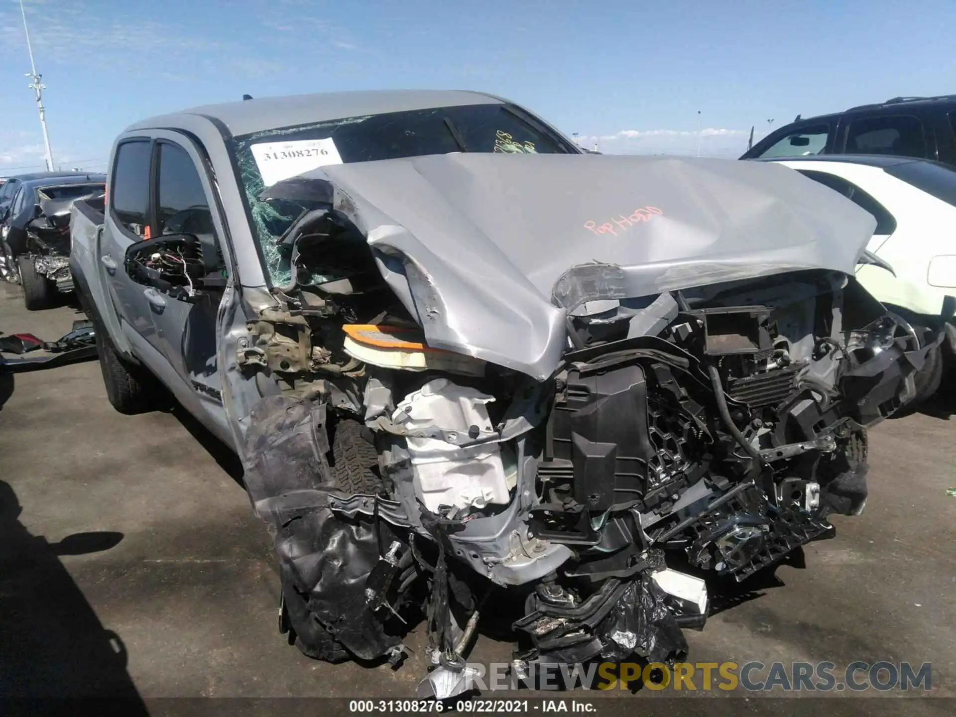 6 Photograph of a damaged car 3TMAZ5CN8KM082378 TOYOTA TACOMA 2WD 2019