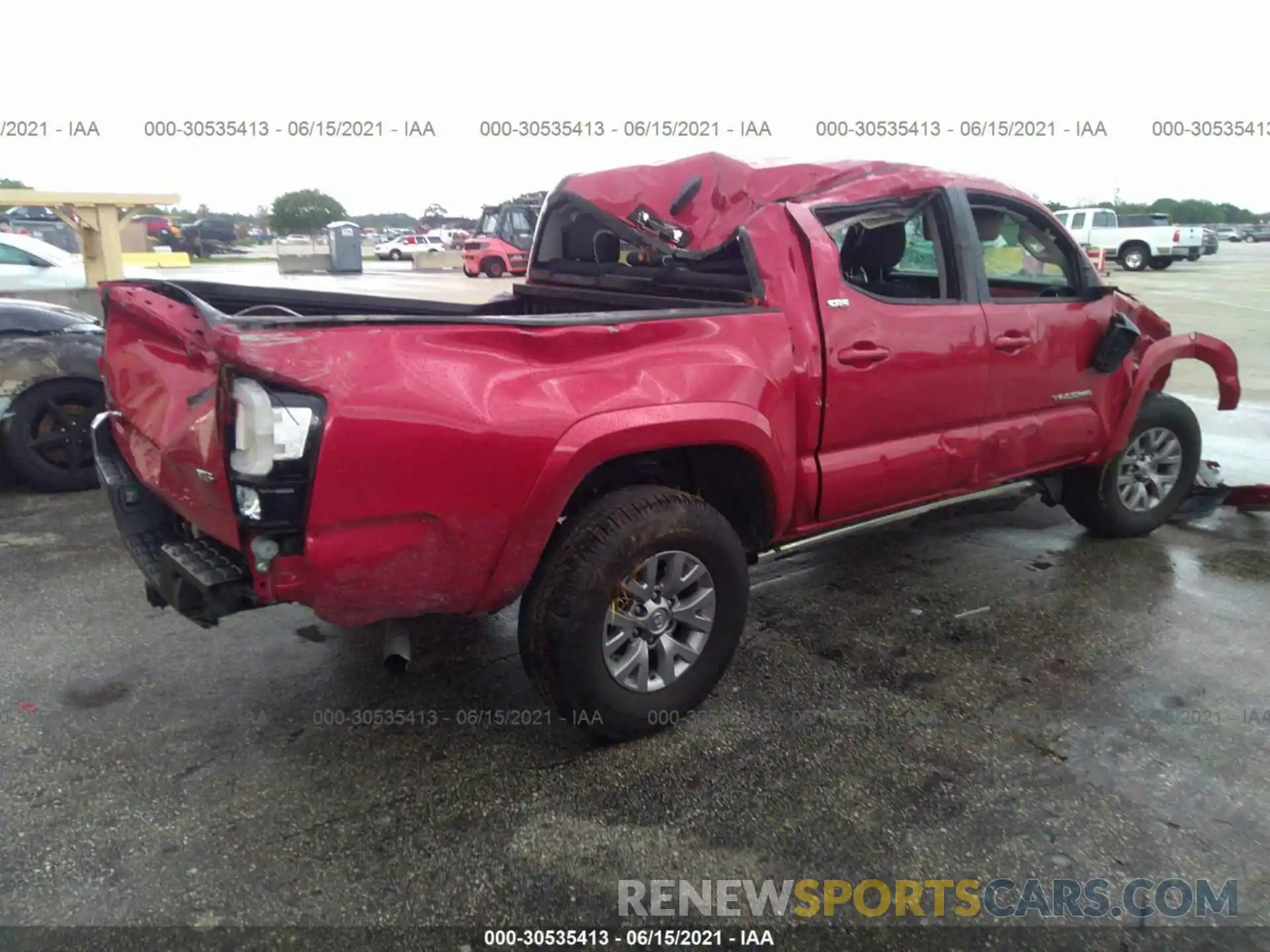 4 Фотография поврежденного автомобиля 3TMAZ5CN8KM083076 TOYOTA TACOMA 2WD 2019