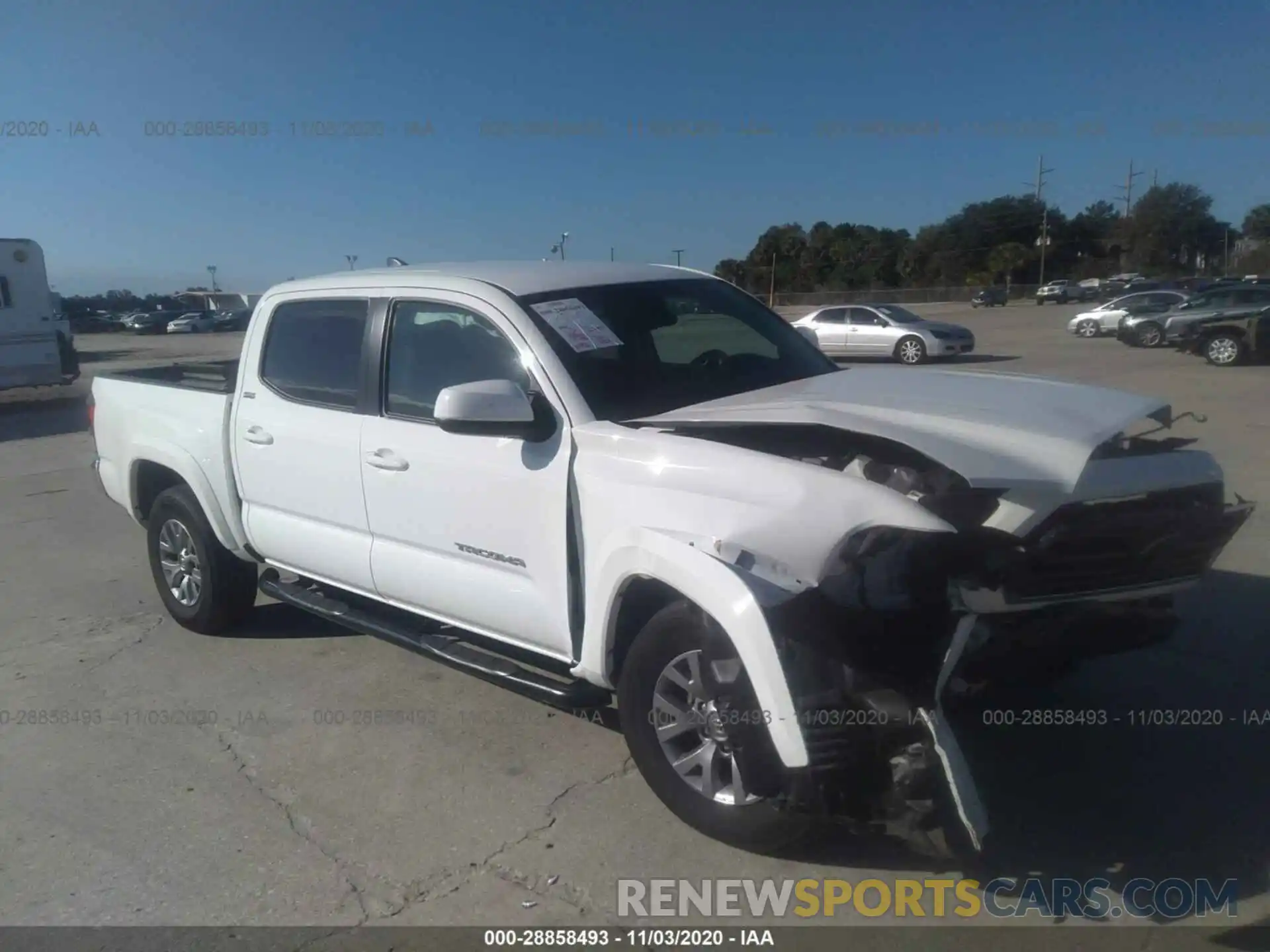 1 Photograph of a damaged car 3TMAZ5CN8KM088519 TOYOTA TACOMA 2WD 2019