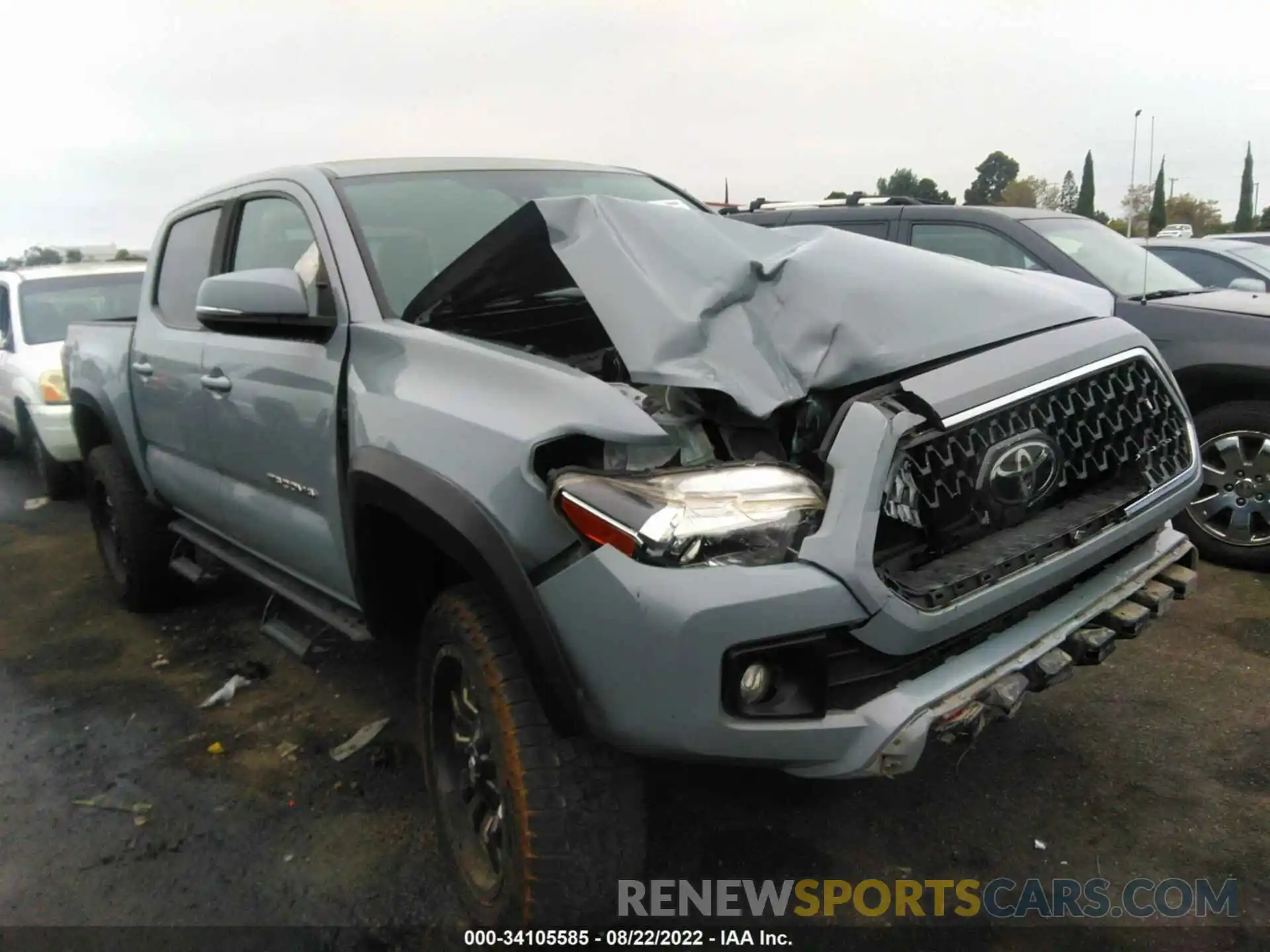 6 Photograph of a damaged car 3TMAZ5CN8KM091338 TOYOTA TACOMA 2WD 2019