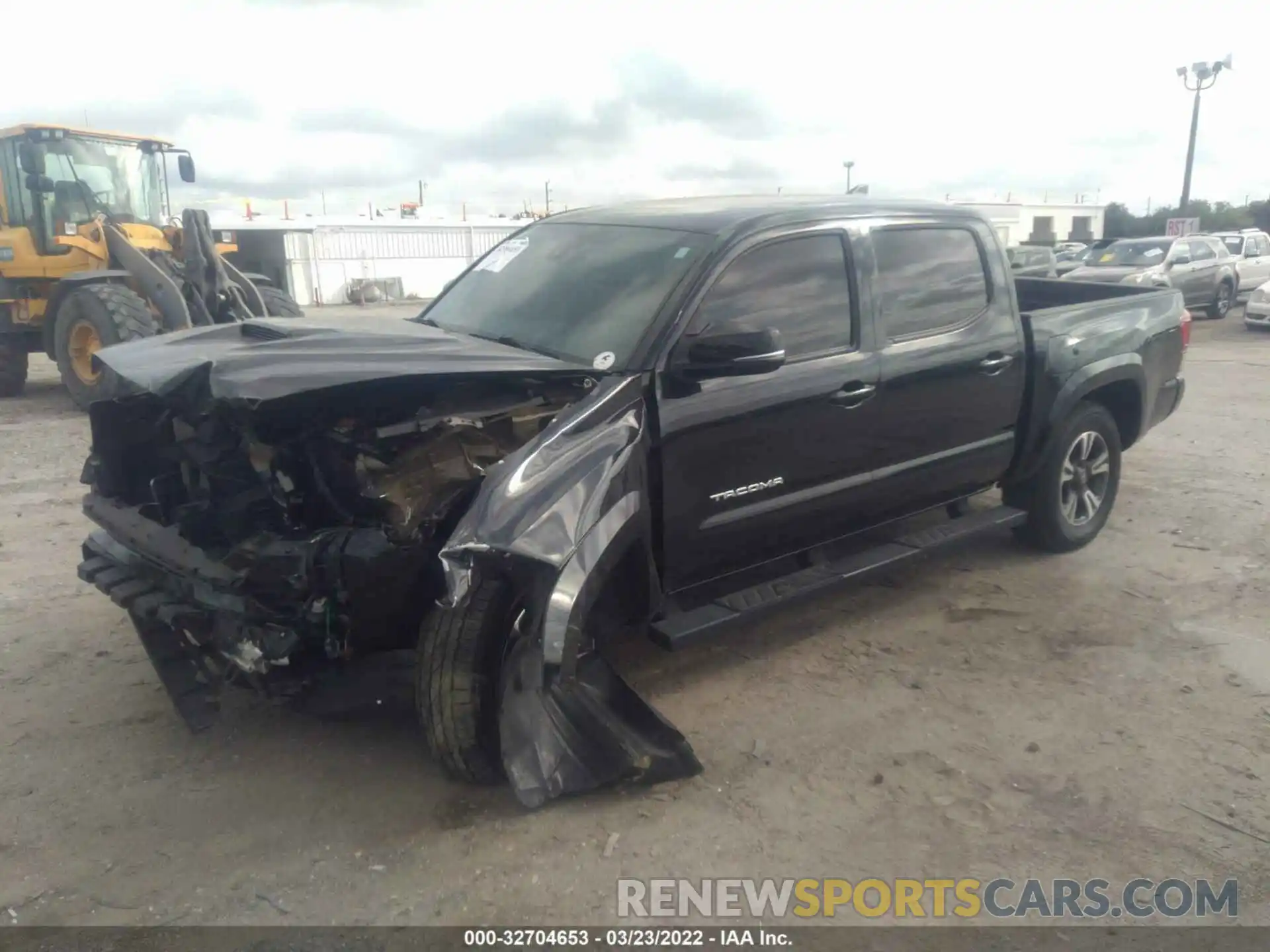 2 Photograph of a damaged car 3TMAZ5CN8KM097303 TOYOTA TACOMA 2WD 2019