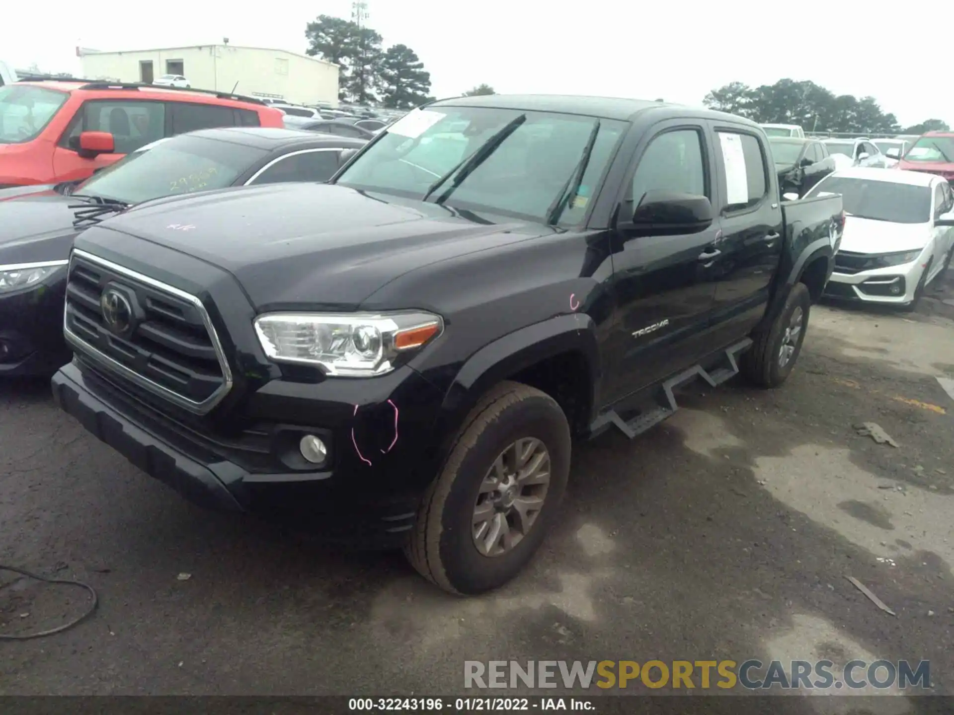 1 Photograph of a damaged car 3TMAZ5CN8KM097771 TOYOTA TACOMA 2WD 2019