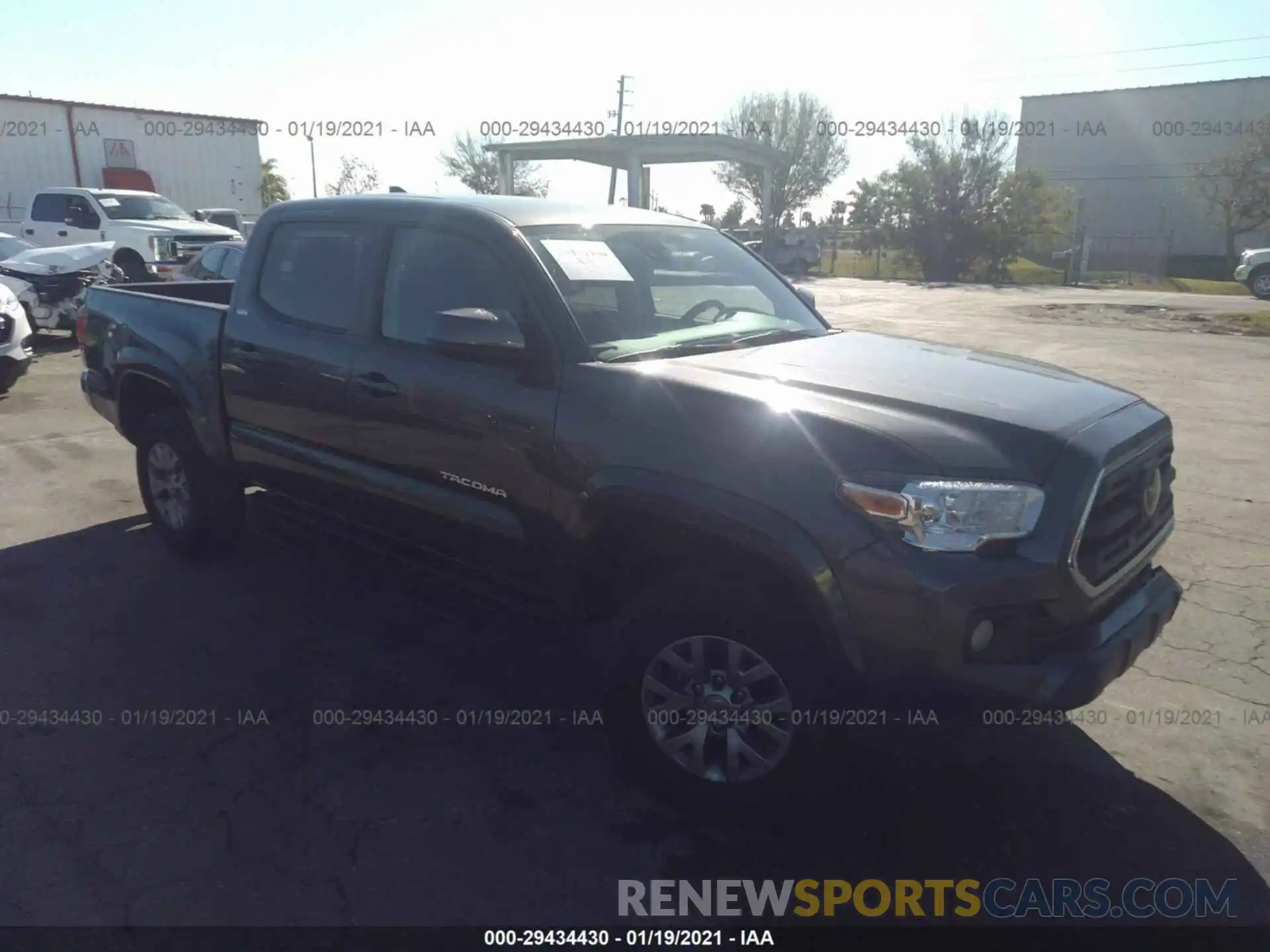 1 Photograph of a damaged car 3TMAZ5CN8KM106954 TOYOTA TACOMA 2WD 2019