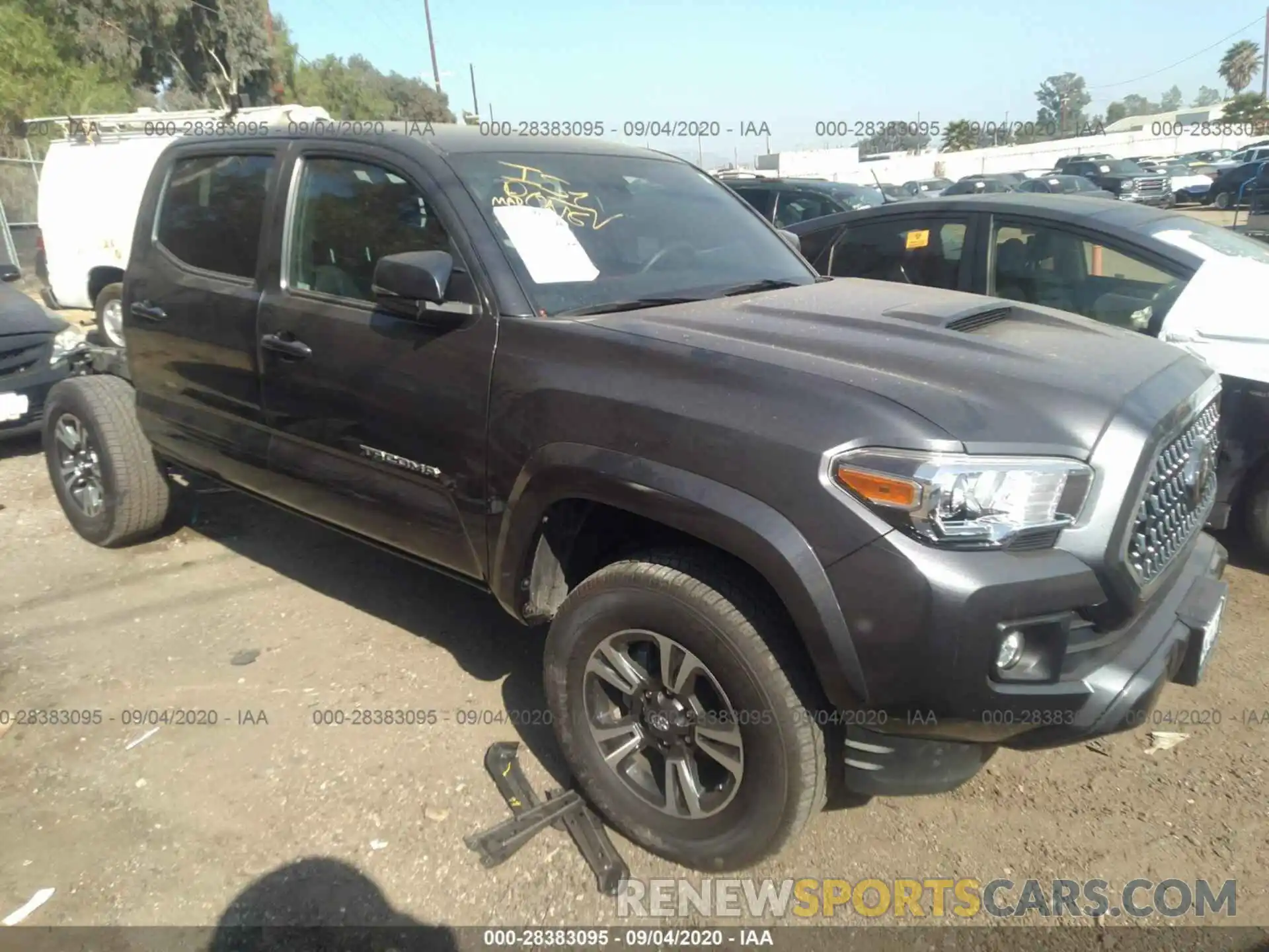 1 Photograph of a damaged car 3TMAZ5CN8KM107179 TOYOTA TACOMA 2WD 2019