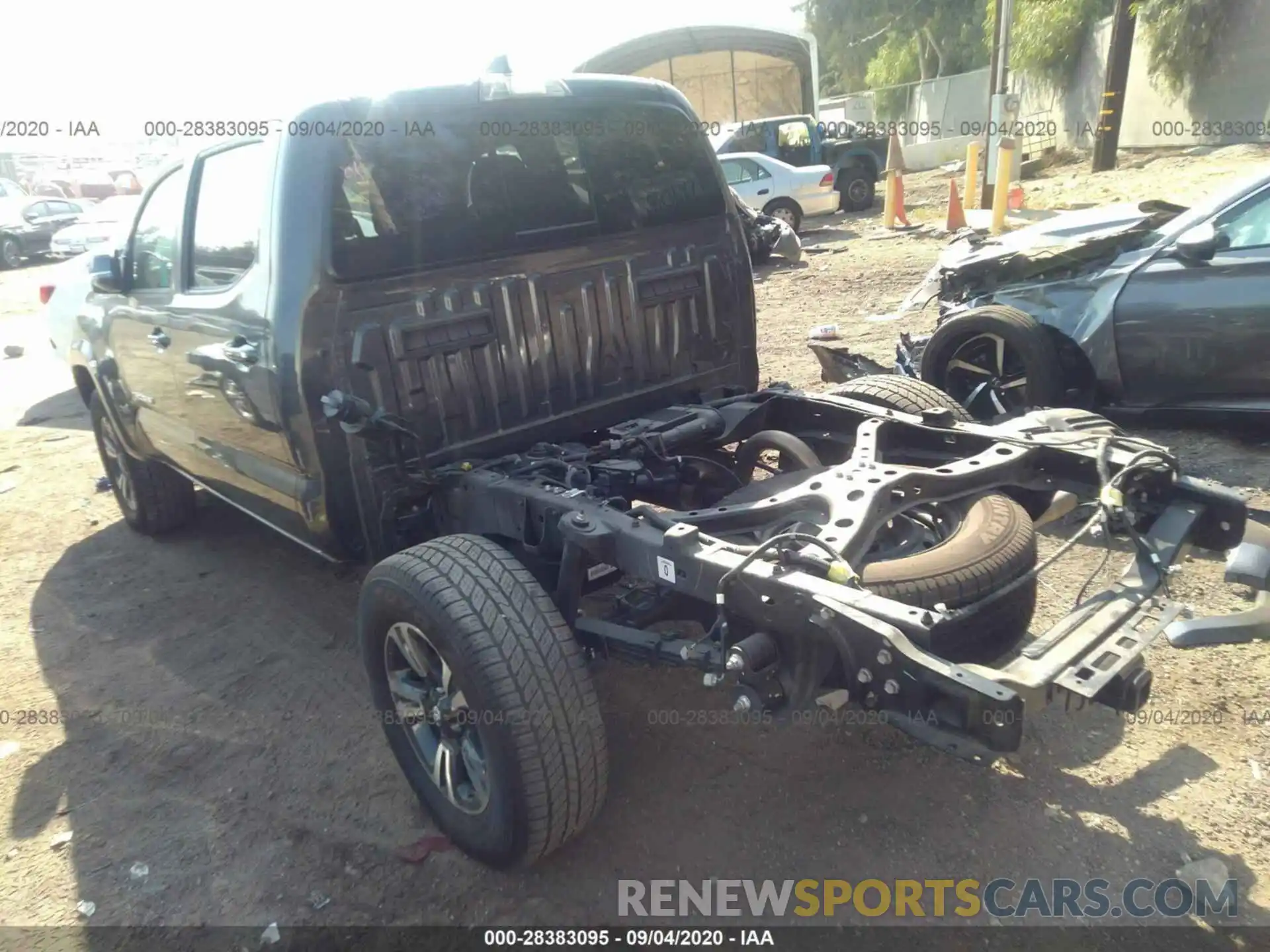 3 Photograph of a damaged car 3TMAZ5CN8KM107179 TOYOTA TACOMA 2WD 2019