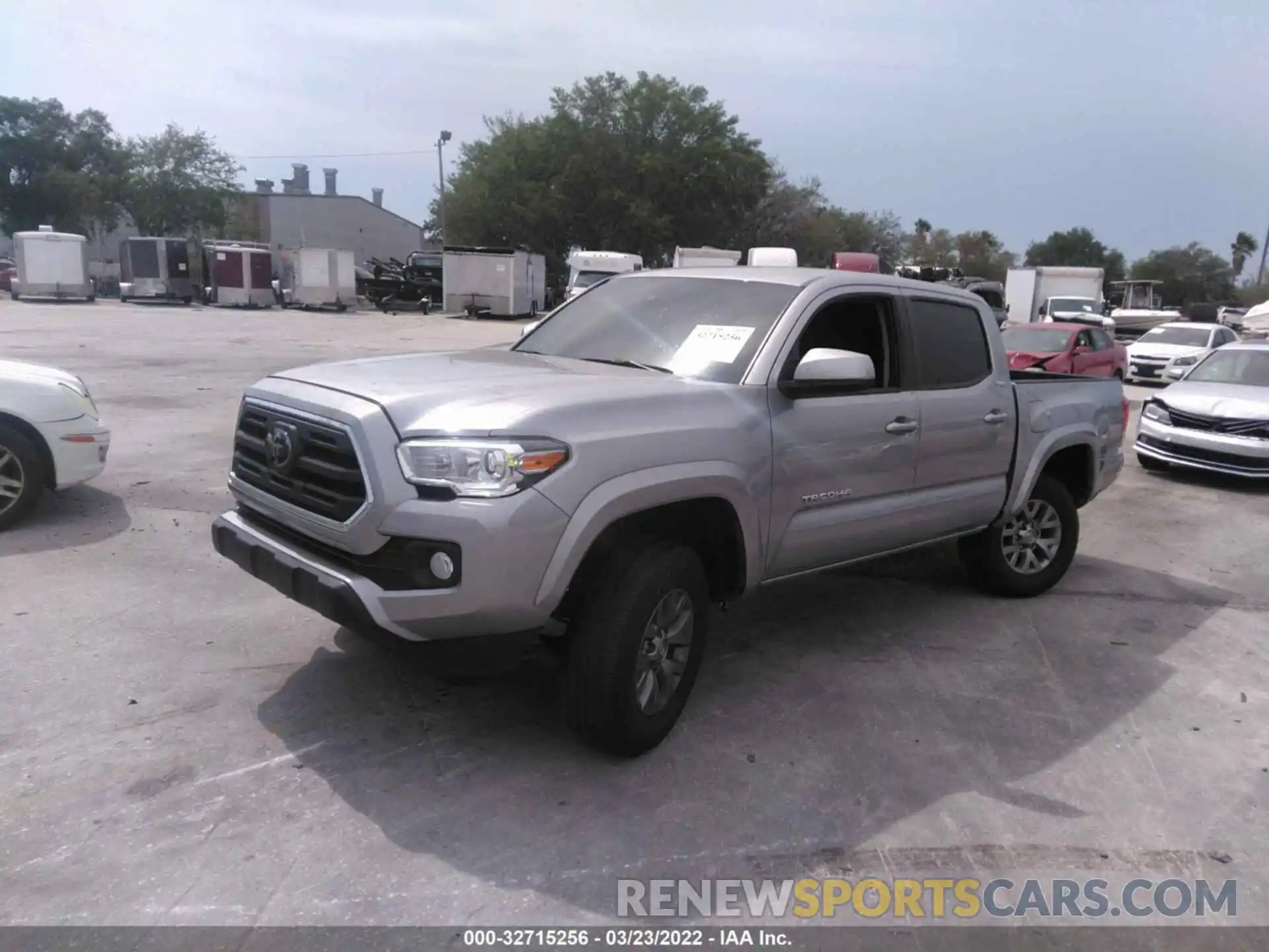 2 Photograph of a damaged car 3TMAZ5CN8KM107666 TOYOTA TACOMA 2WD 2019