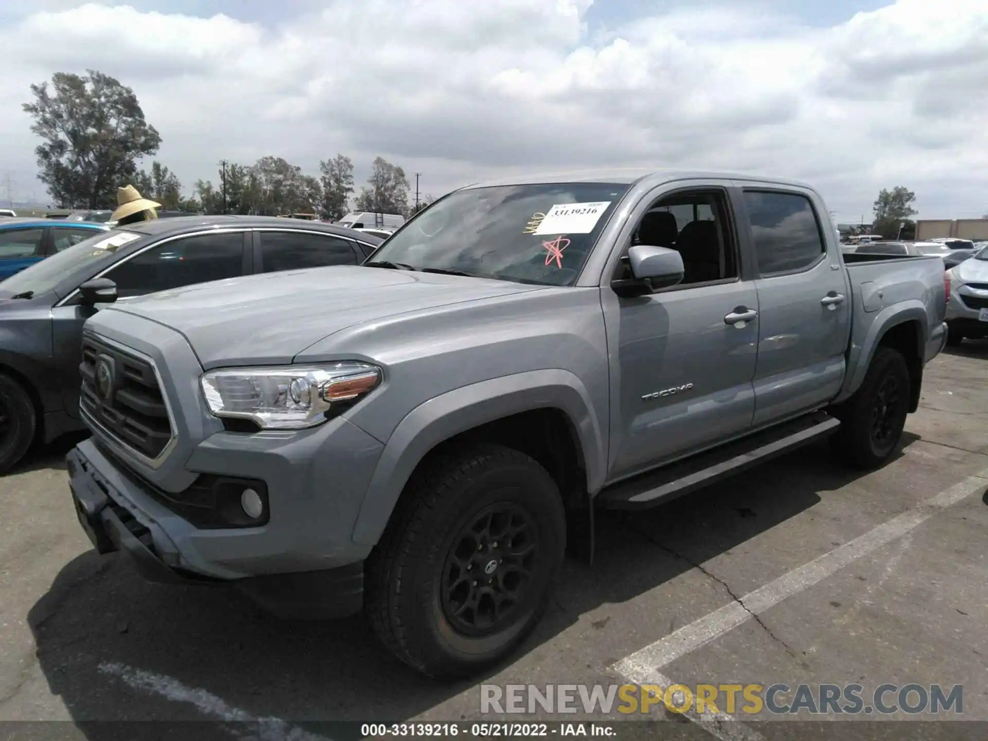 2 Photograph of a damaged car 3TMAZ5CN8KM113368 TOYOTA TACOMA 2WD 2019