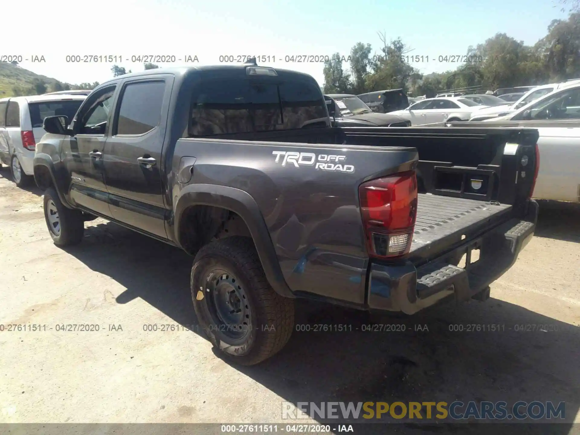 3 Photograph of a damaged car 3TMAZ5CN9KM080364 TOYOTA TACOMA 2WD 2019