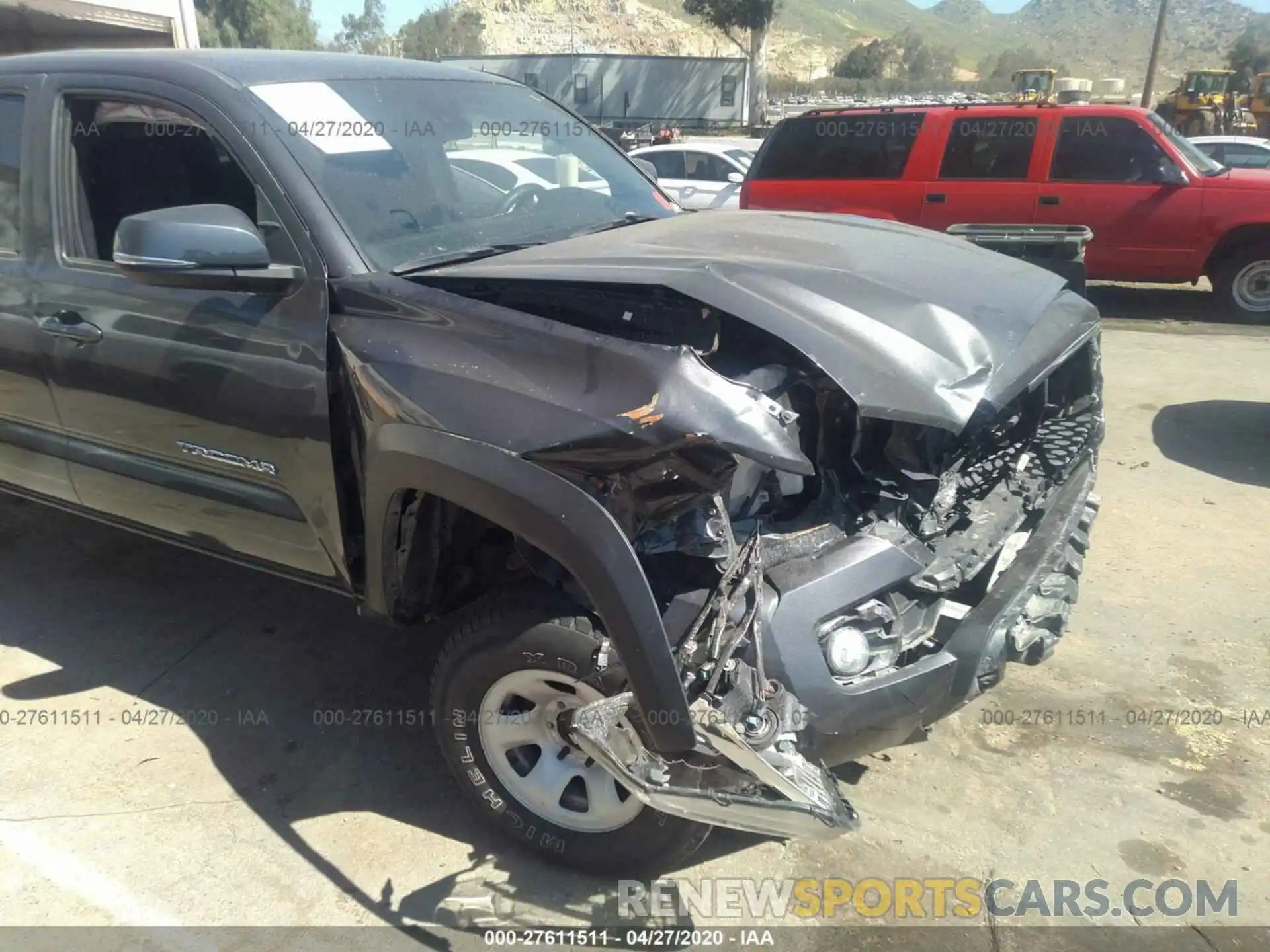 6 Photograph of a damaged car 3TMAZ5CN9KM080364 TOYOTA TACOMA 2WD 2019