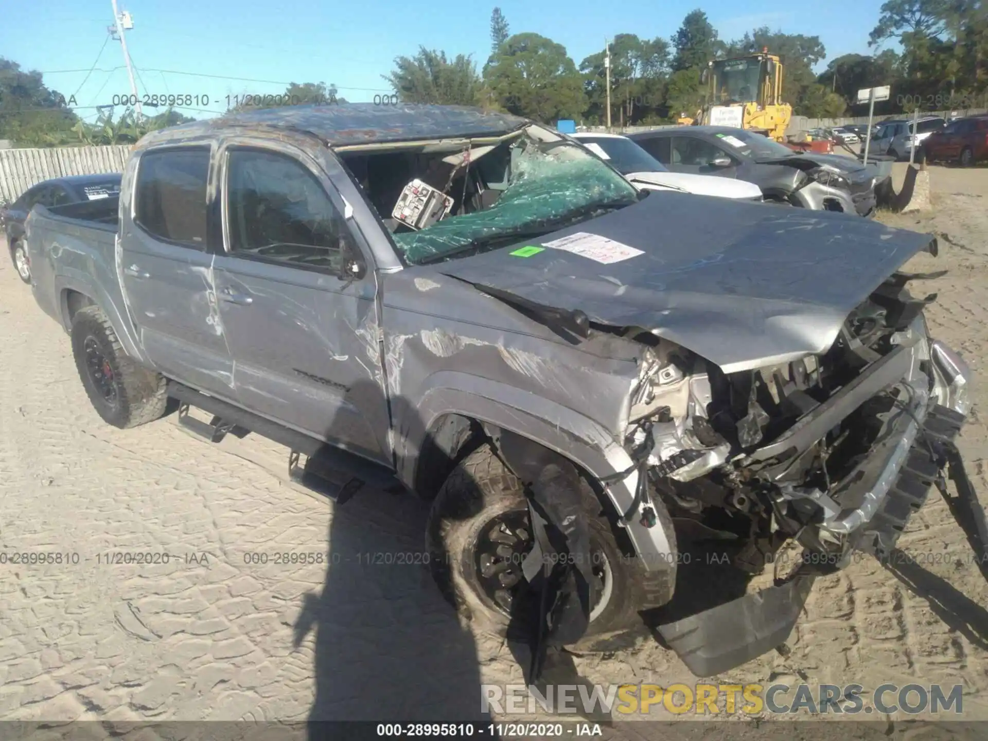 1 Photograph of a damaged car 3TMAZ5CN9KM083863 TOYOTA TACOMA 2WD 2019