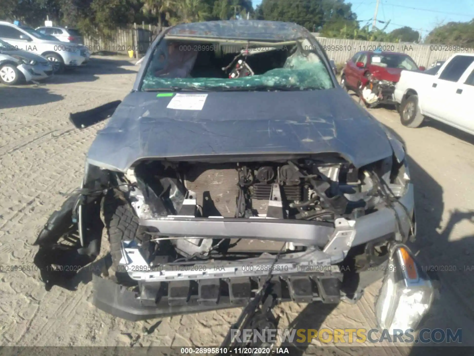 6 Photograph of a damaged car 3TMAZ5CN9KM083863 TOYOTA TACOMA 2WD 2019