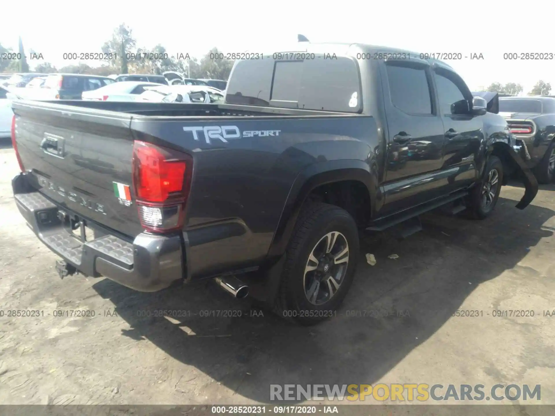 4 Photograph of a damaged car 3TMAZ5CN9KM087623 TOYOTA TACOMA 2WD 2019