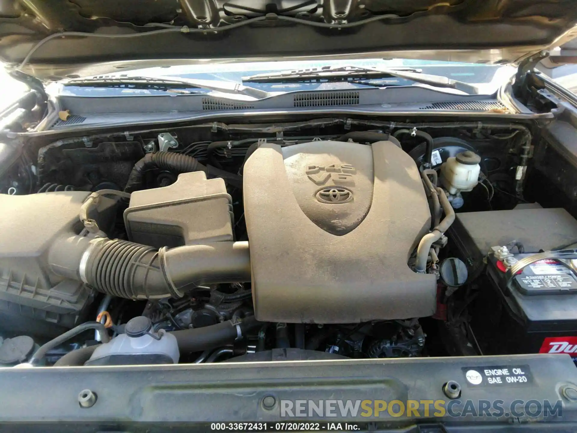 10 Photograph of a damaged car 3TMAZ5CN9KM092773 TOYOTA TACOMA 2WD 2019