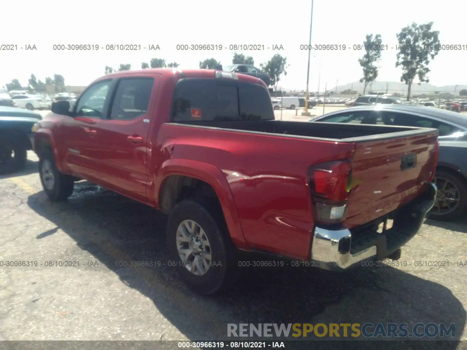 3 Photograph of a damaged car 3TMAZ5CN9KM093731 TOYOTA TACOMA 2WD 2019