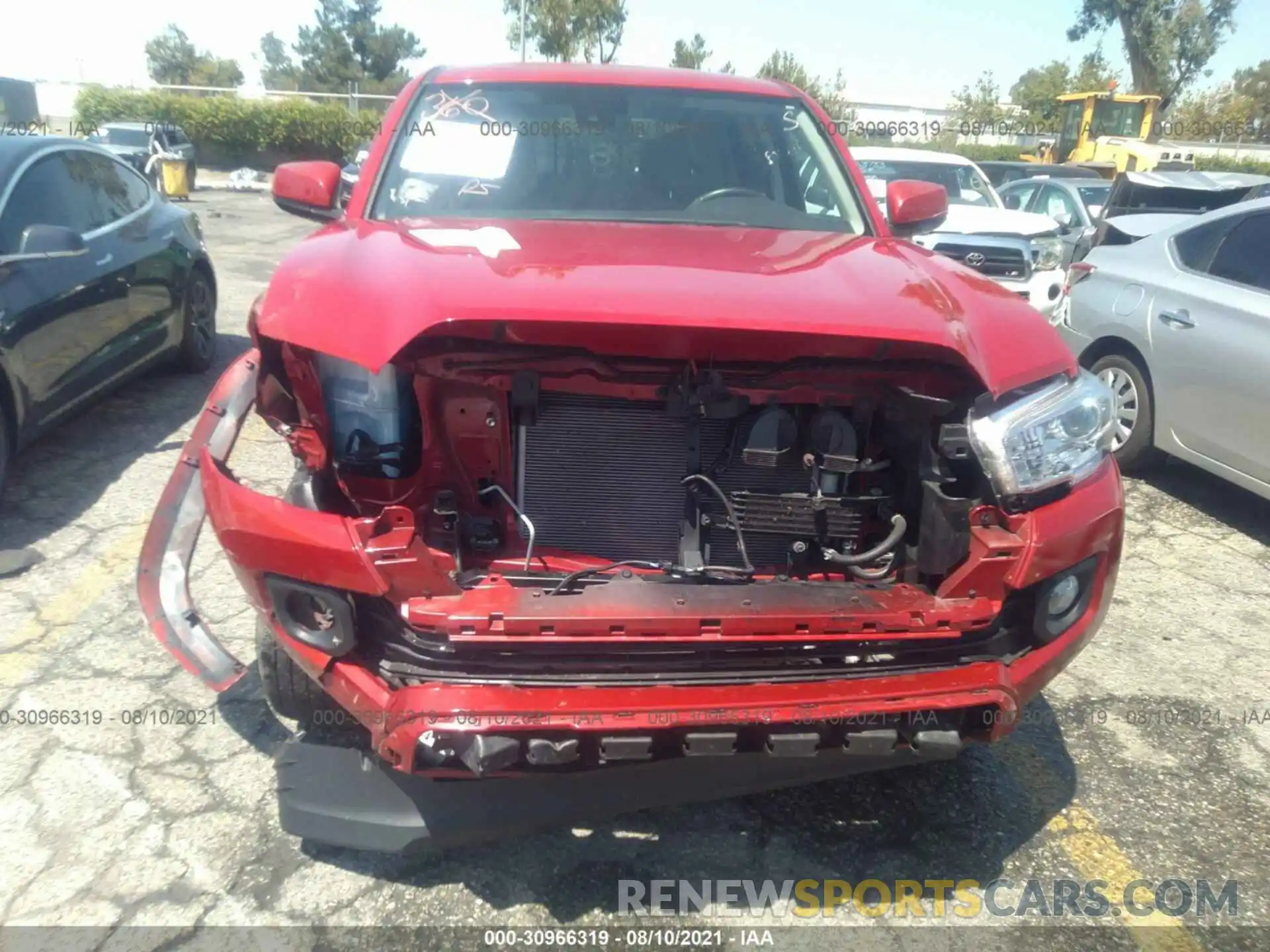 6 Фотография поврежденного автомобиля 3TMAZ5CN9KM093731 TOYOTA TACOMA 2WD 2019