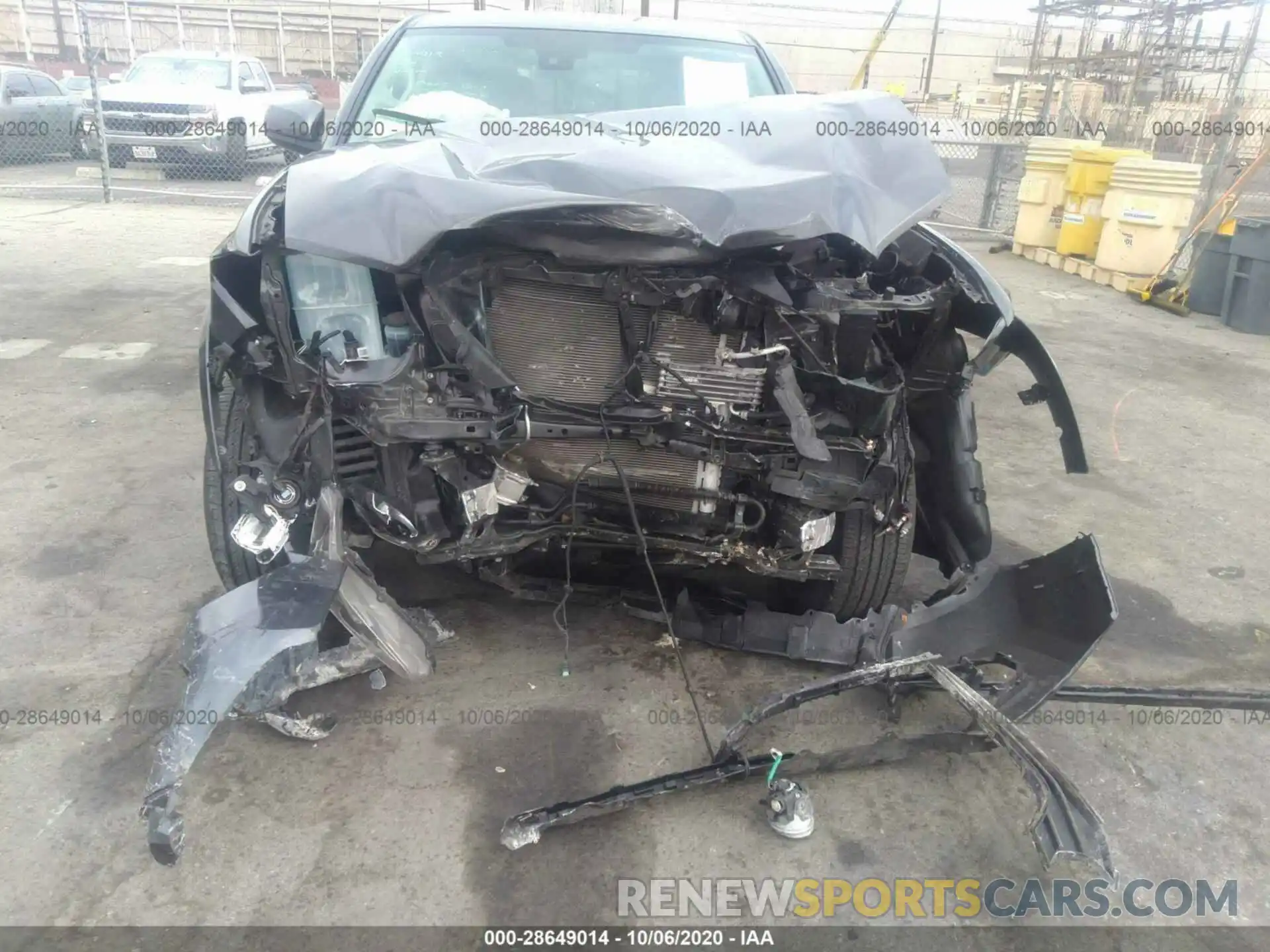 6 Photograph of a damaged car 3TMAZ5CN9KM107546 TOYOTA TACOMA 2WD 2019
