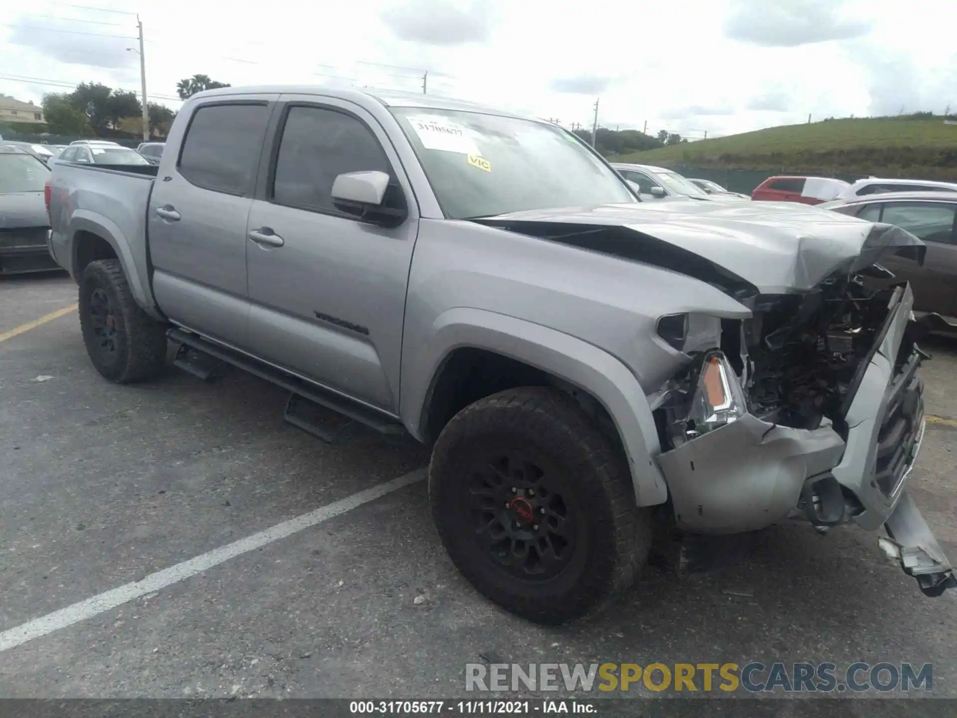 1 Photograph of a damaged car 3TMAZ5CN9KM109894 TOYOTA TACOMA 2WD 2019