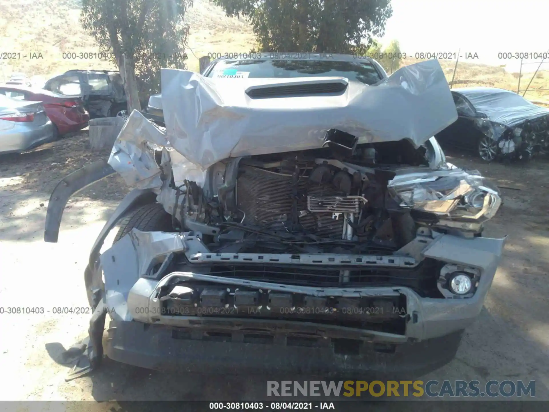 6 Photograph of a damaged car 3TMAZ5CN9KM110317 TOYOTA TACOMA 2WD 2019