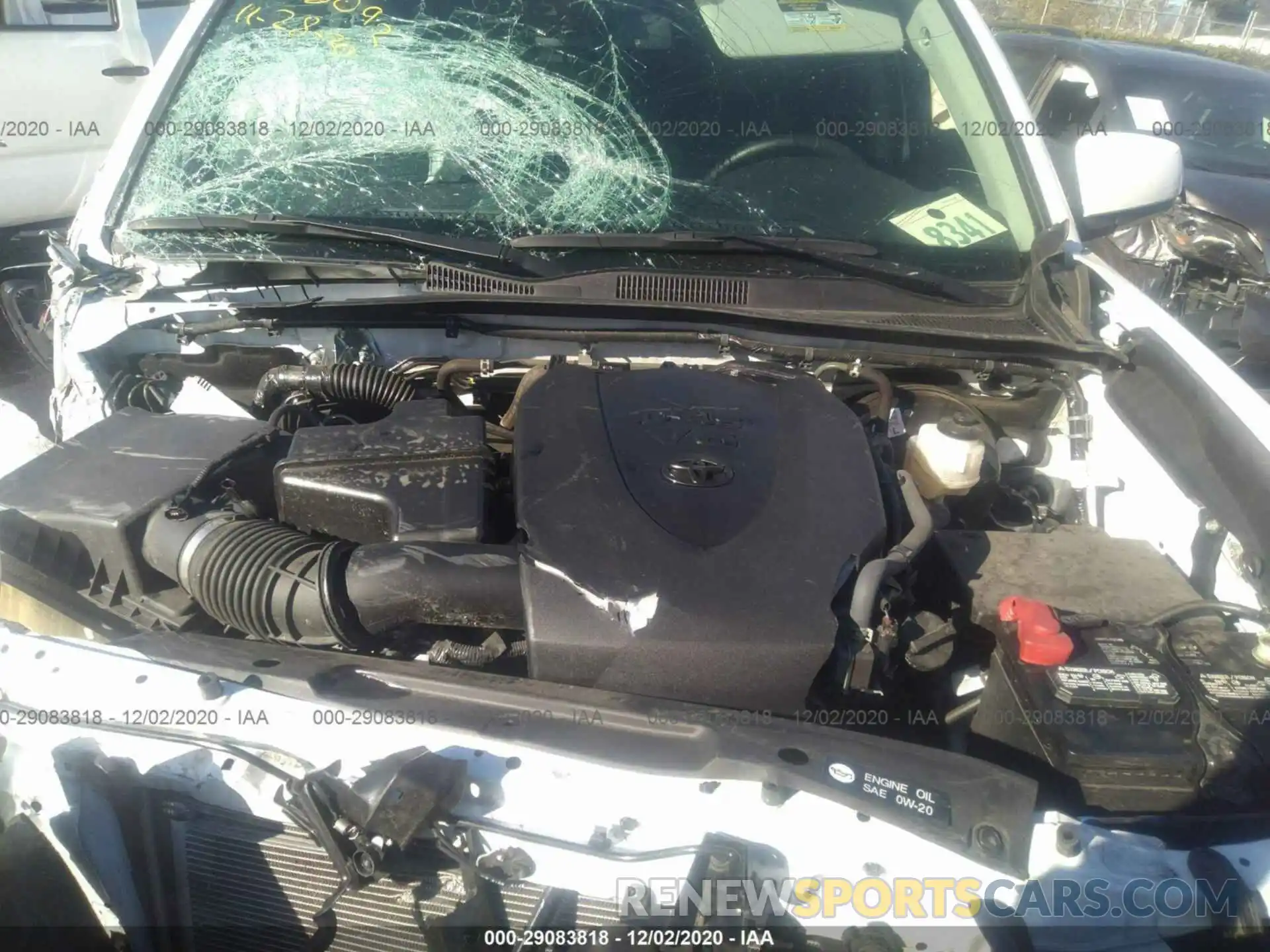 10 Photograph of a damaged car 3TMAZ5CN9KM110656 TOYOTA TACOMA 2WD 2019