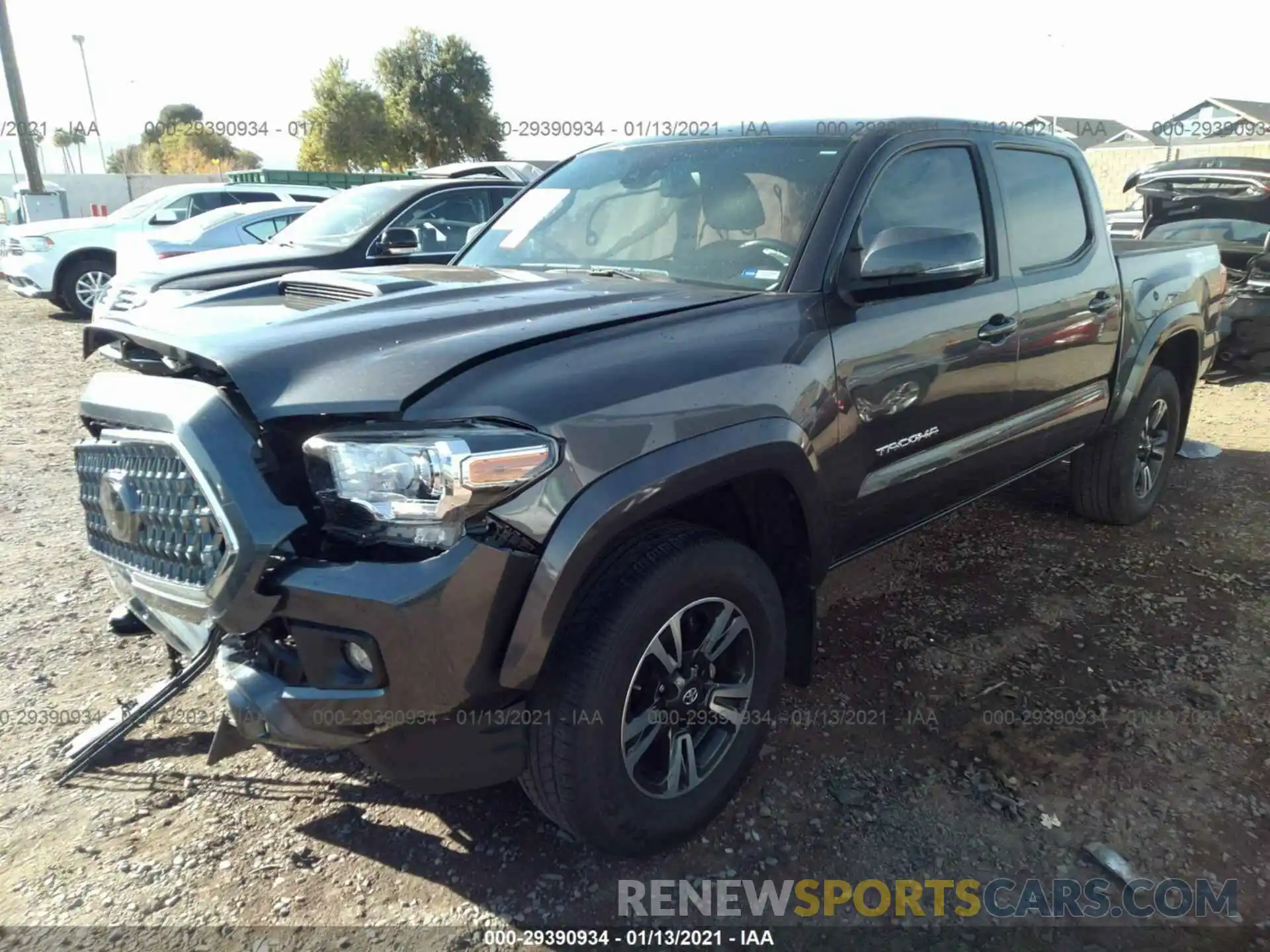 2 Photograph of a damaged car 3TMAZ5CNXKM089462 TOYOTA TACOMA 2WD 2019