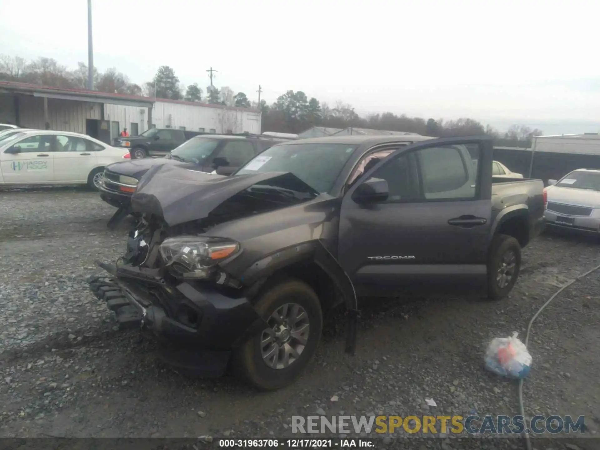 2 Photograph of a damaged car 3TMAZ5CNXKM093883 TOYOTA TACOMA 2WD 2019