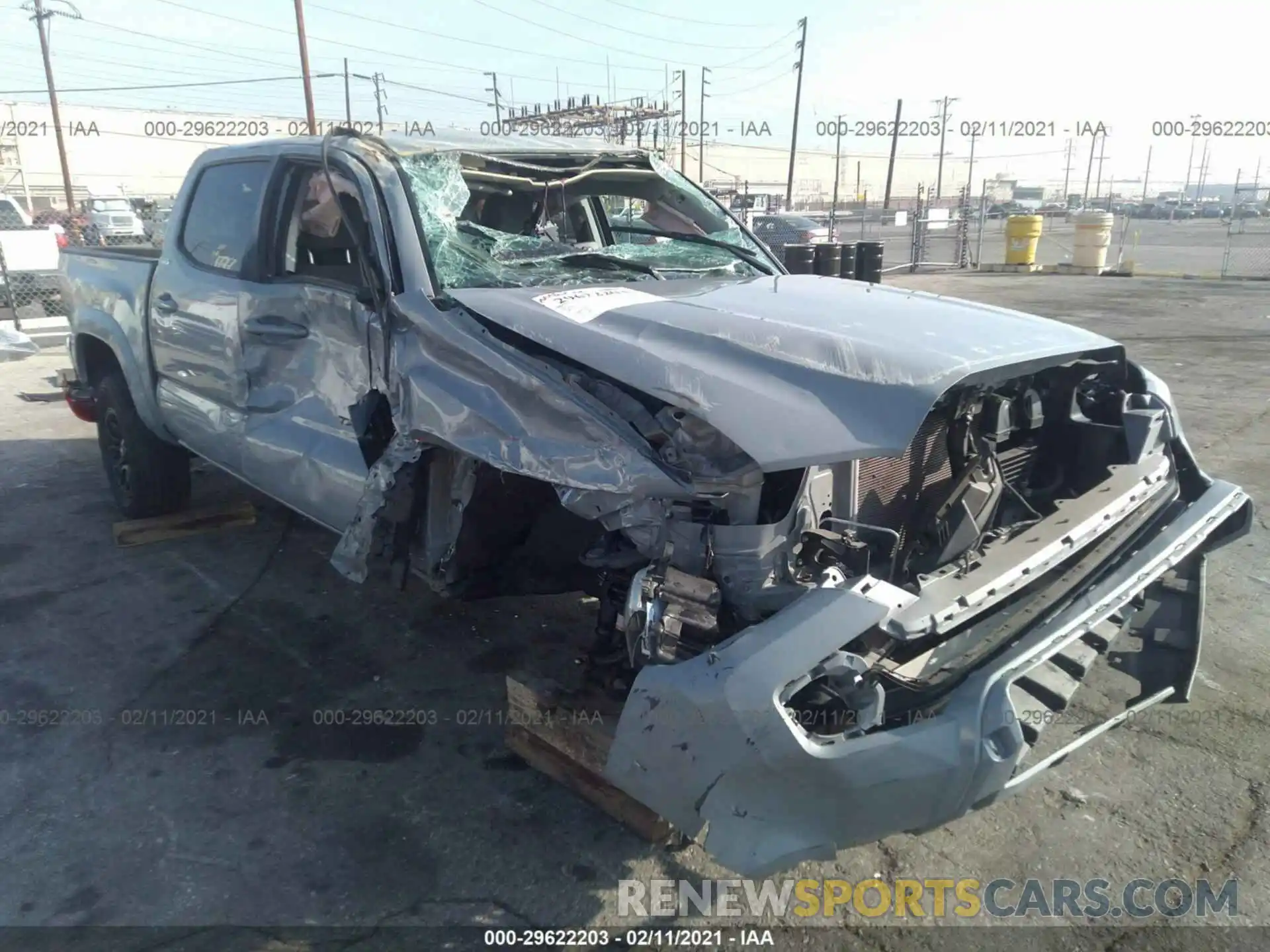 1 Фотография поврежденного автомобиля 3TMAZ5CNXKM093995 TOYOTA TACOMA 2WD 2019
