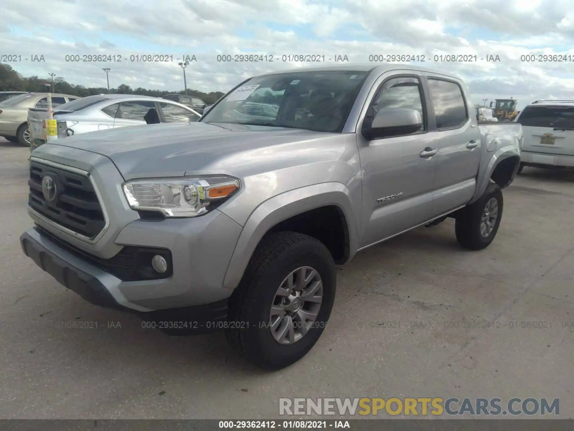 2 Photograph of a damaged car 3TMAZ5CNXKM096685 TOYOTA TACOMA 2WD 2019