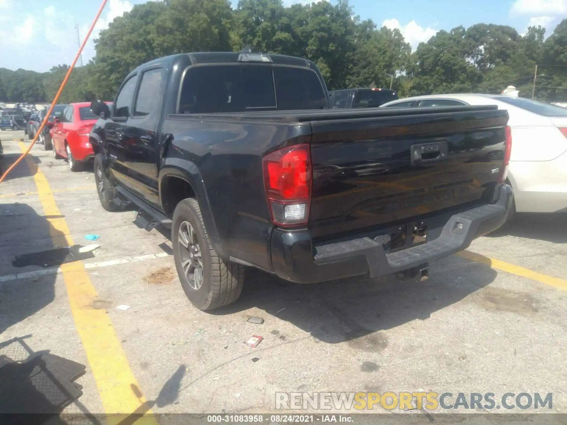 3 Photograph of a damaged car 3TMAZ5CNXKM099893 TOYOTA TACOMA 2WD 2019