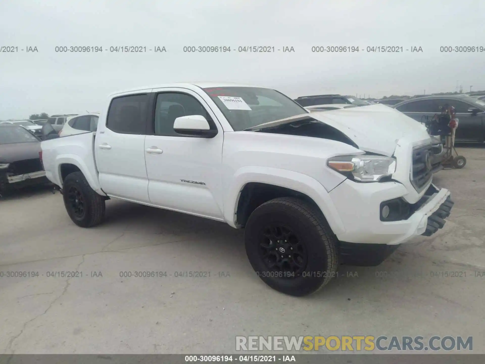 1 Photograph of a damaged car 3TMAZ5CNXKM101674 TOYOTA TACOMA 2WD 2019