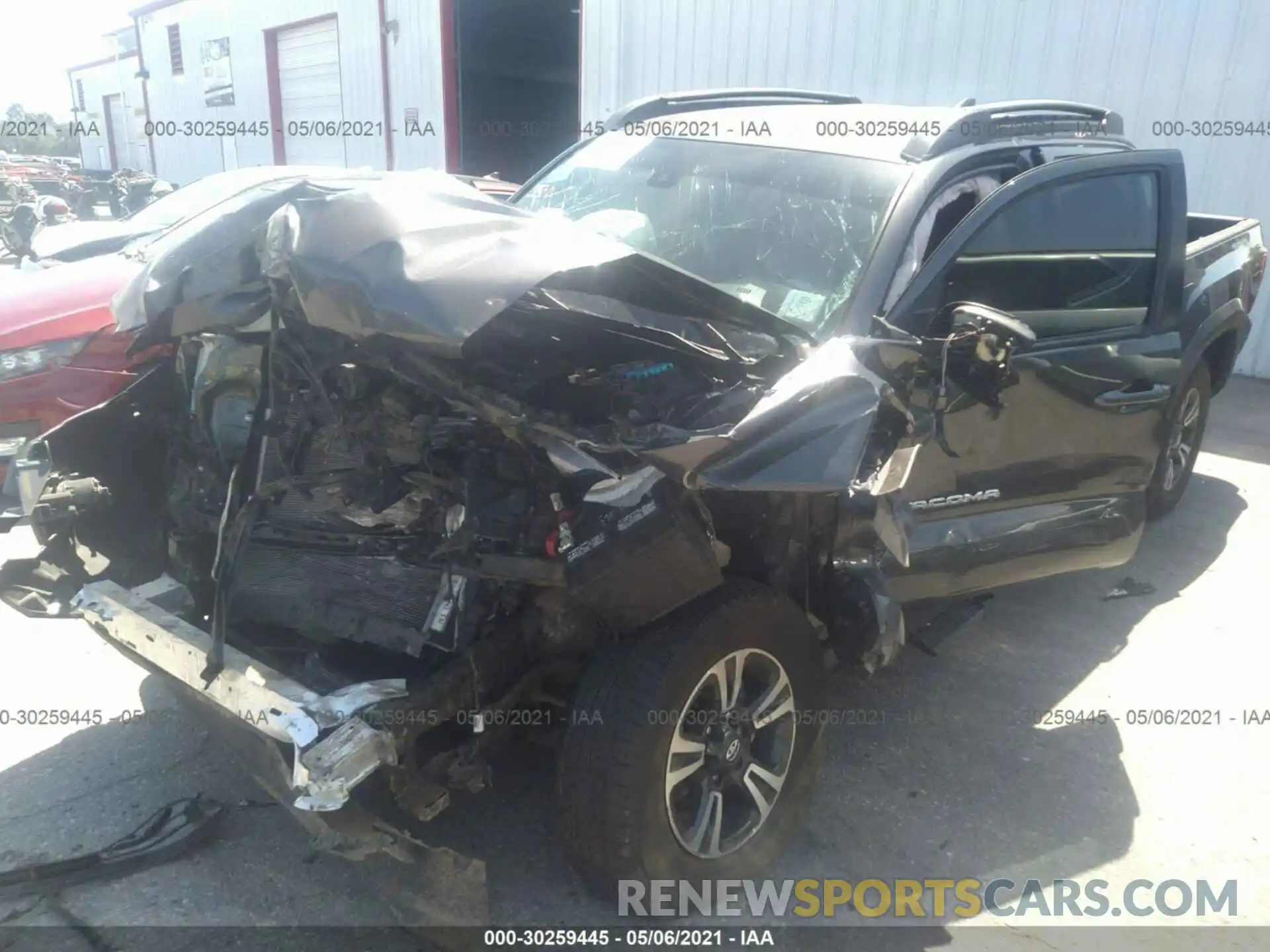 2 Photograph of a damaged car 3TMAZ5CNXKM113971 TOYOTA TACOMA 2WD 2019