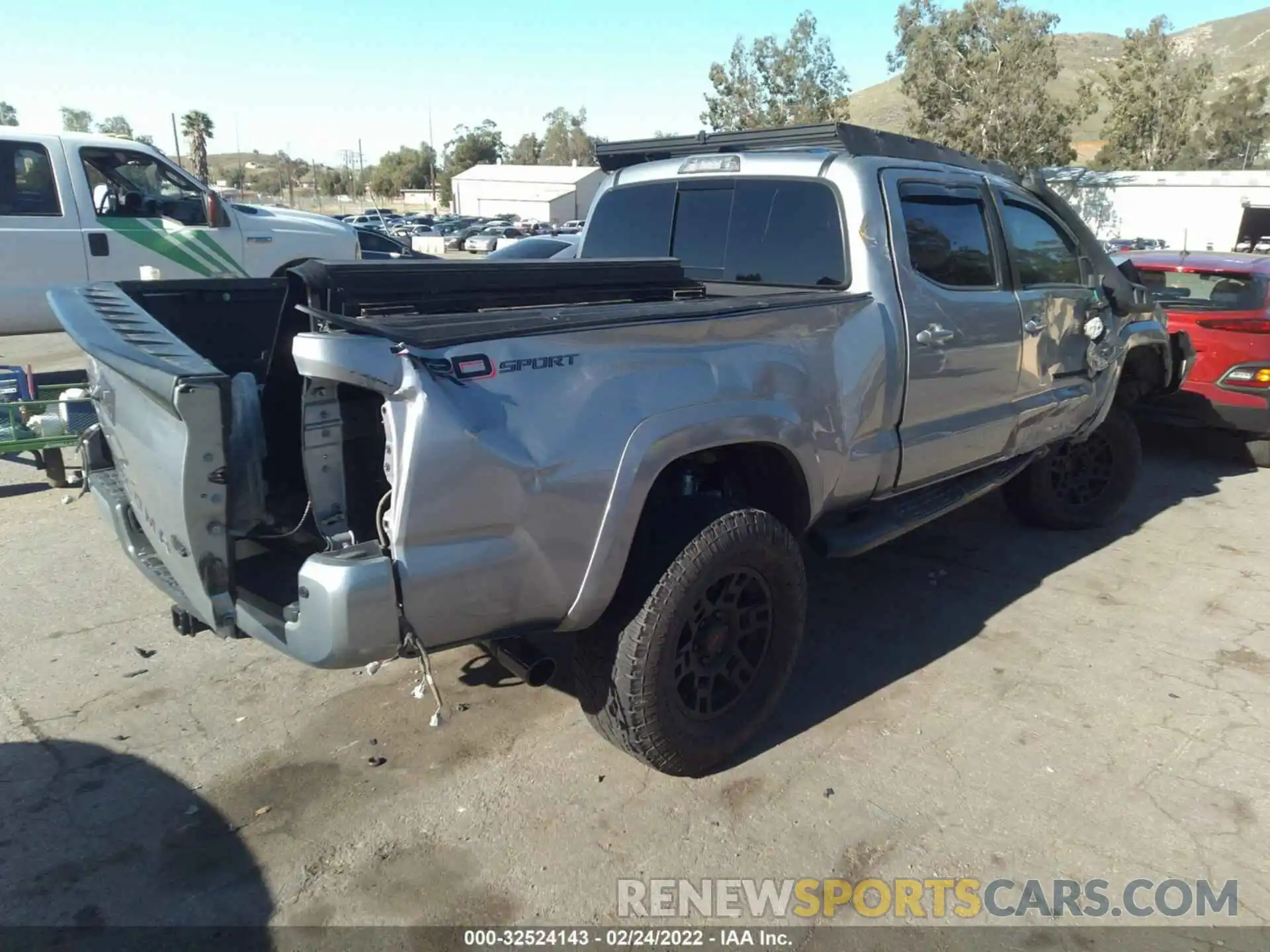 4 Photograph of a damaged car 3TMBZ5DN0KM018144 TOYOTA TACOMA 2WD 2019