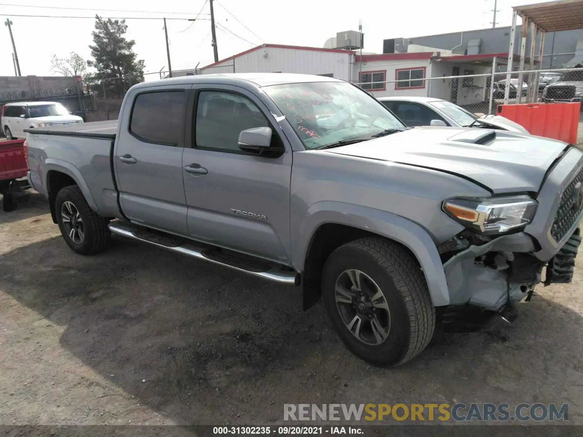 1 Photograph of a damaged car 3TMBZ5DN0KM019116 TOYOTA TACOMA 2WD 2019