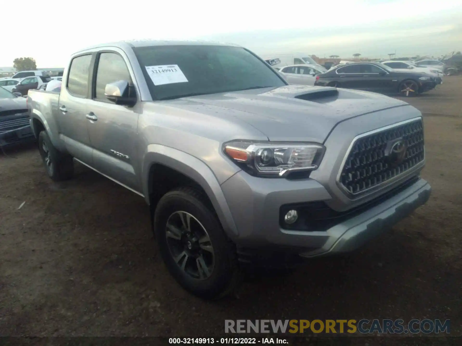 1 Photograph of a damaged car 3TMBZ5DN0KM019875 TOYOTA TACOMA 2WD 2019