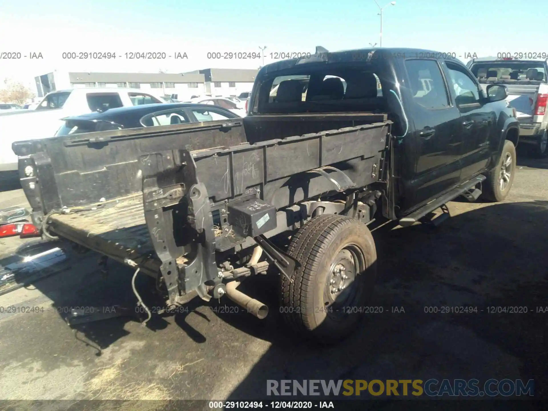 4 Photograph of a damaged car 3TMBZ5DN0KM020475 TOYOTA TACOMA 2WD 2019