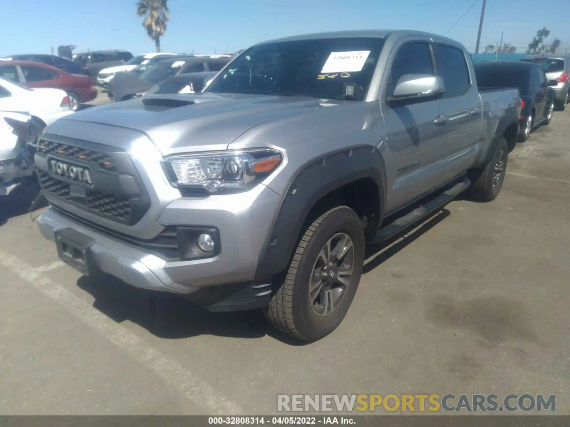 2 Photograph of a damaged car 3TMBZ5DN0KM021609 TOYOTA TACOMA 2WD 2019