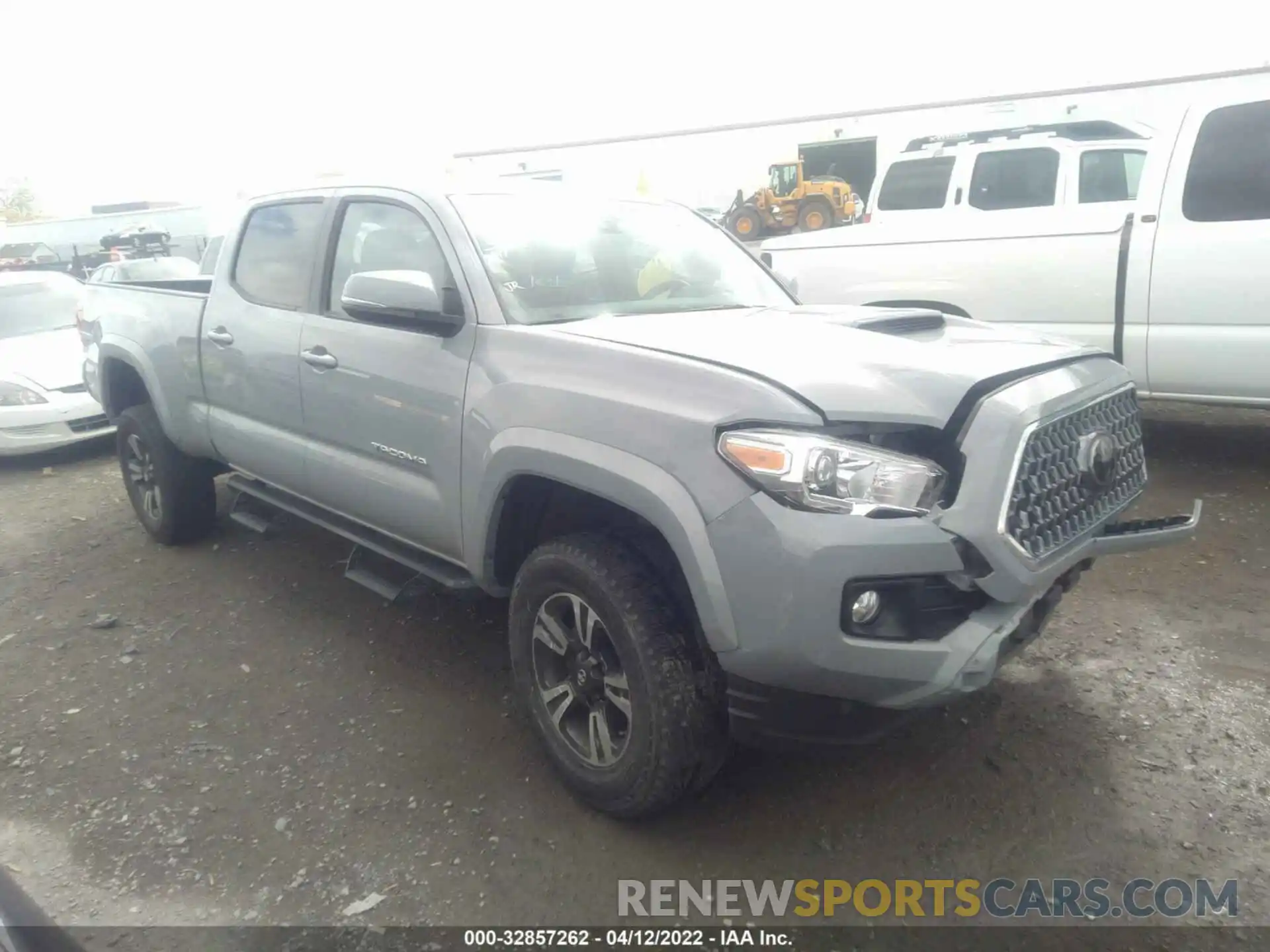 1 Photograph of a damaged car 3TMBZ5DN0KM021741 TOYOTA TACOMA 2WD 2019