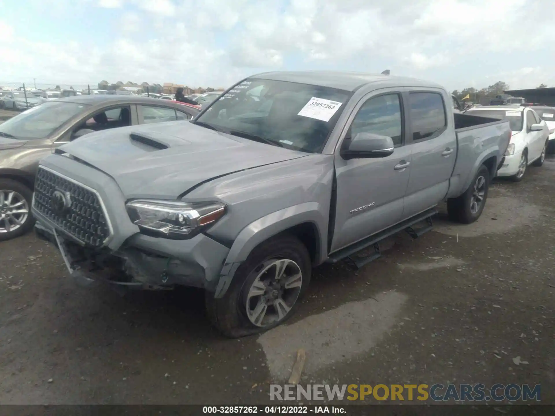 2 Photograph of a damaged car 3TMBZ5DN0KM021741 TOYOTA TACOMA 2WD 2019