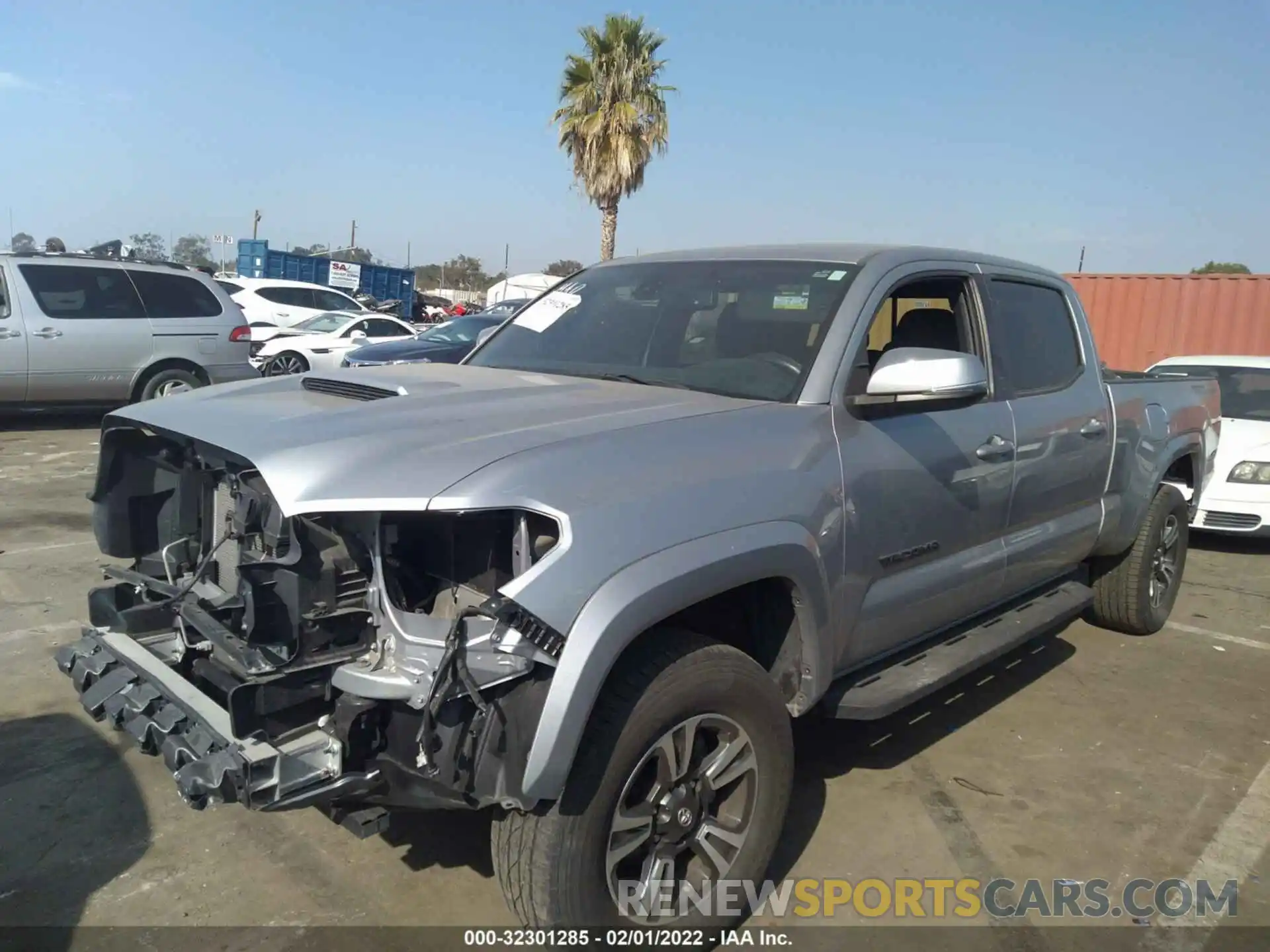 2 Photograph of a damaged car 3TMBZ5DN1KM020579 TOYOTA TACOMA 2WD 2019