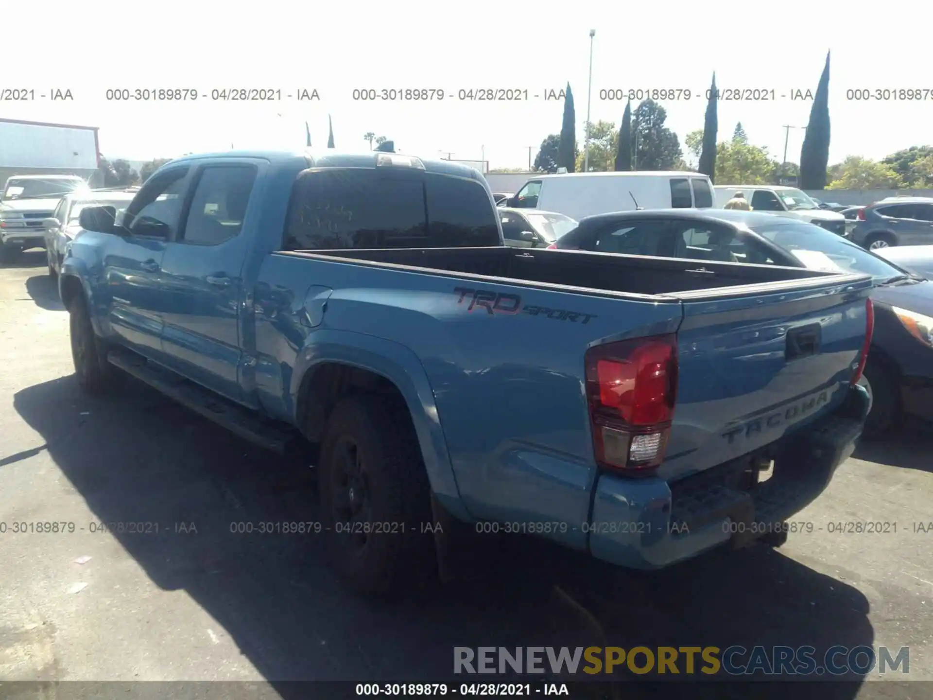 3 Photograph of a damaged car 3TMBZ5DN1KM020825 TOYOTA TACOMA 2WD 2019