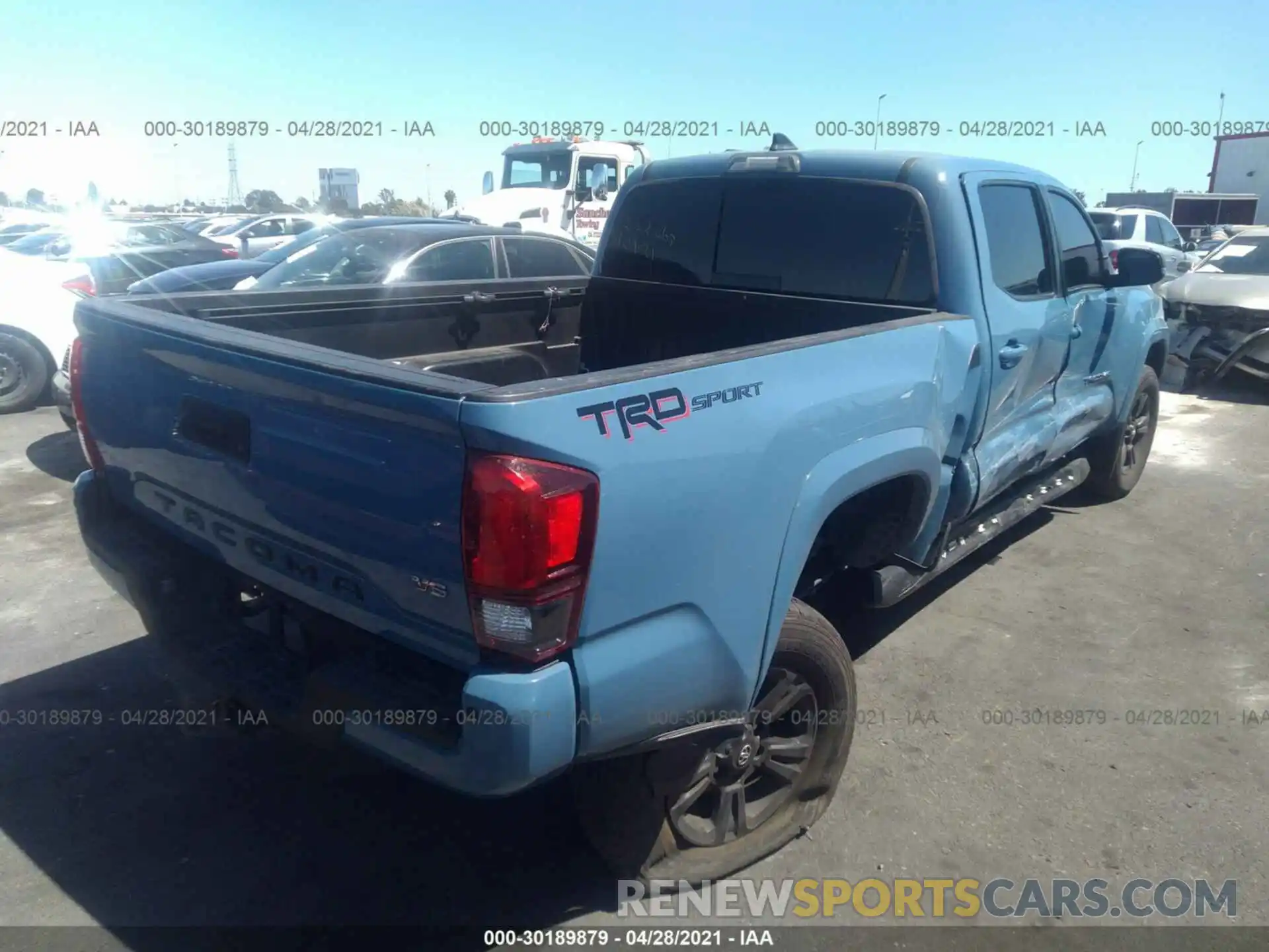 4 Photograph of a damaged car 3TMBZ5DN1KM020825 TOYOTA TACOMA 2WD 2019